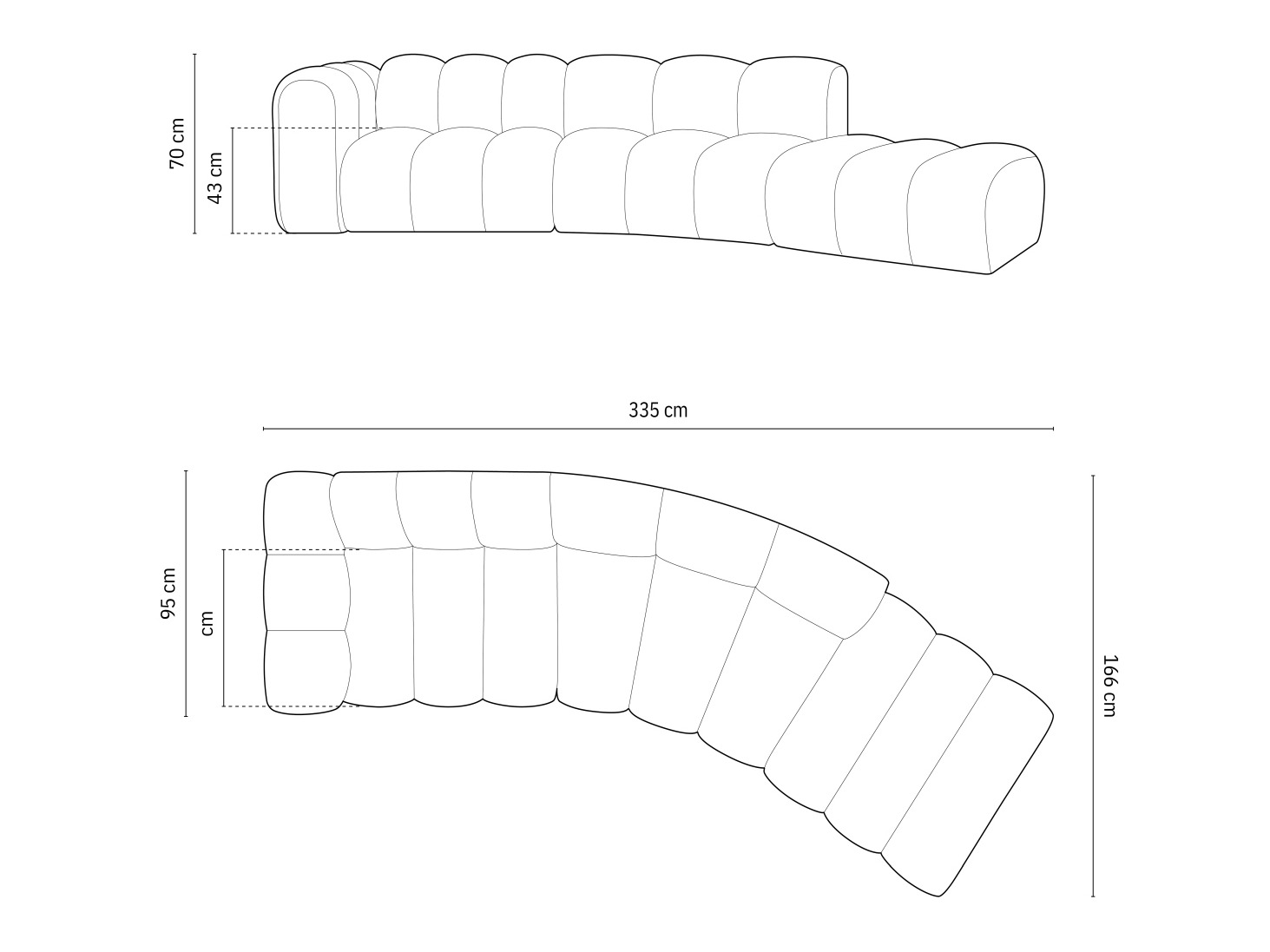 Modulinė sofa Cirleve 107 (Salvador 14)