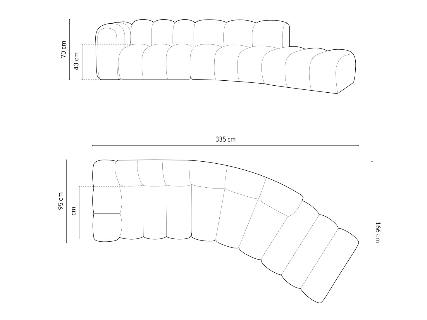 Modulinė sofa Cirleve 107 (Salvador 19)