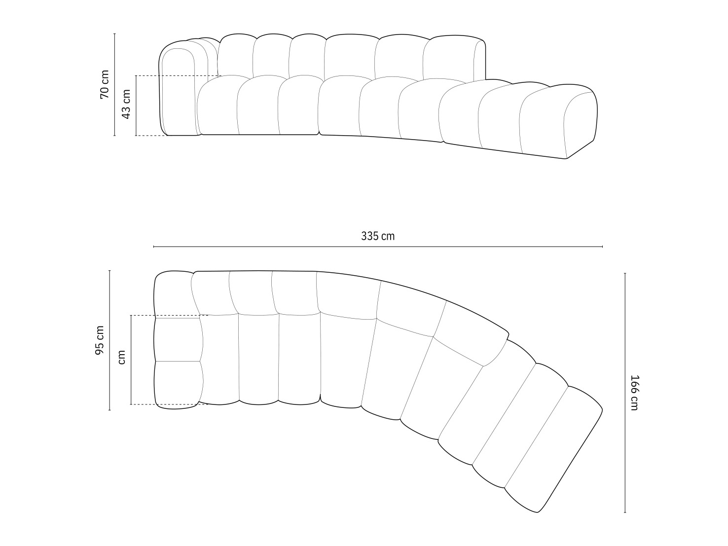 Modulinė sofa Cirleve 107 (Salvador 10)