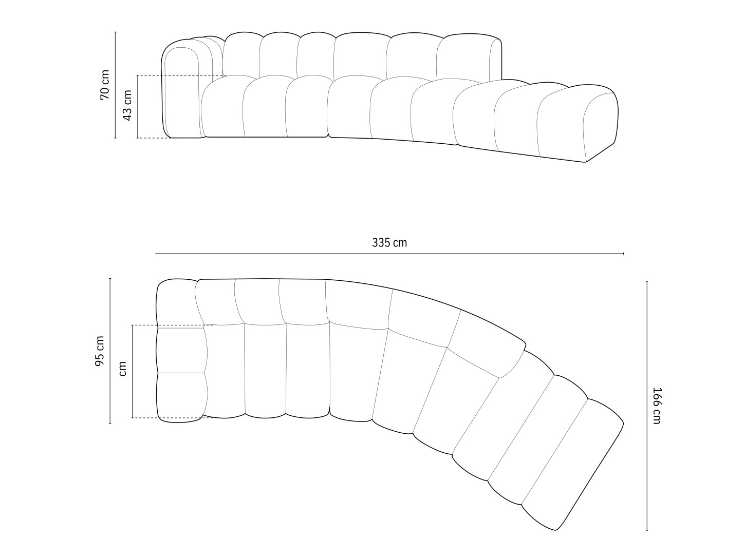 Modulinė sofa Cirleve 107 (Salvador 12)