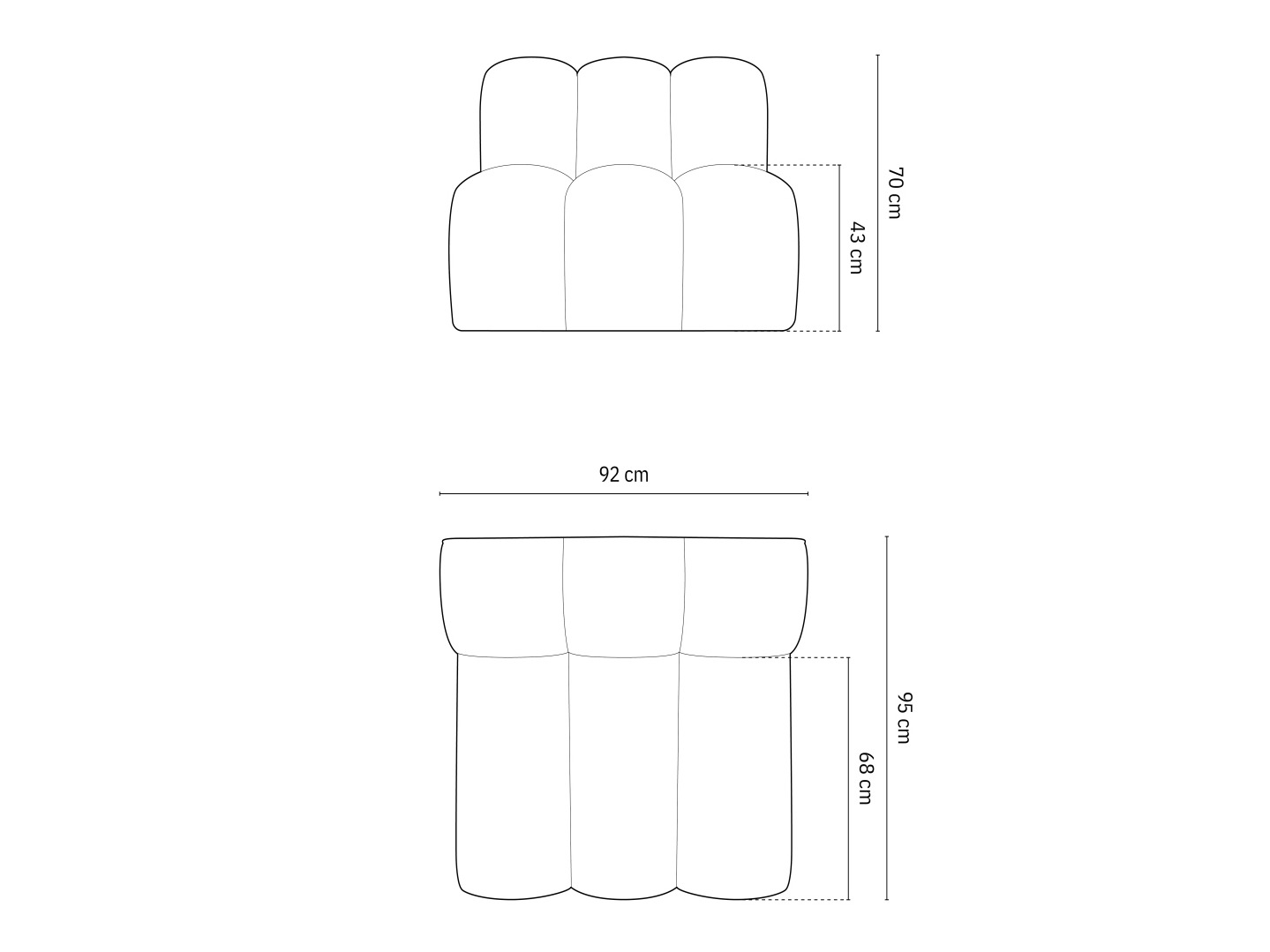 Modulinis fotelis Cirleve 108 (Salvador 05)
