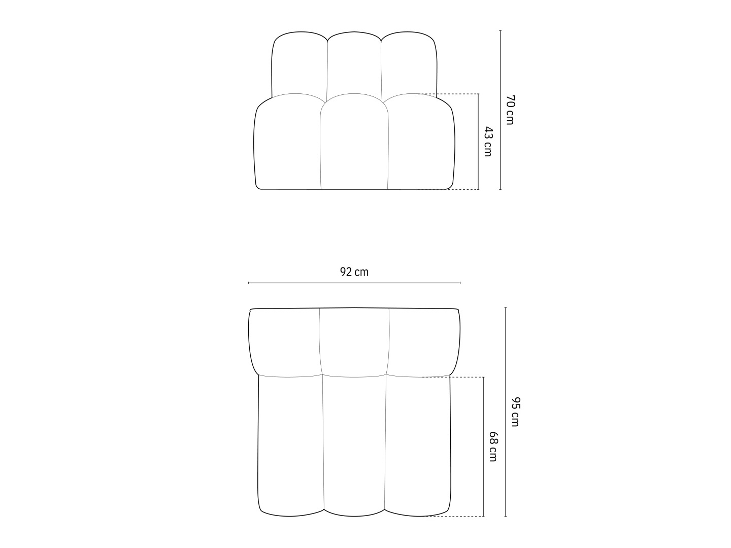Modulinis fotelis Cirleve 108 (Salvador 1)