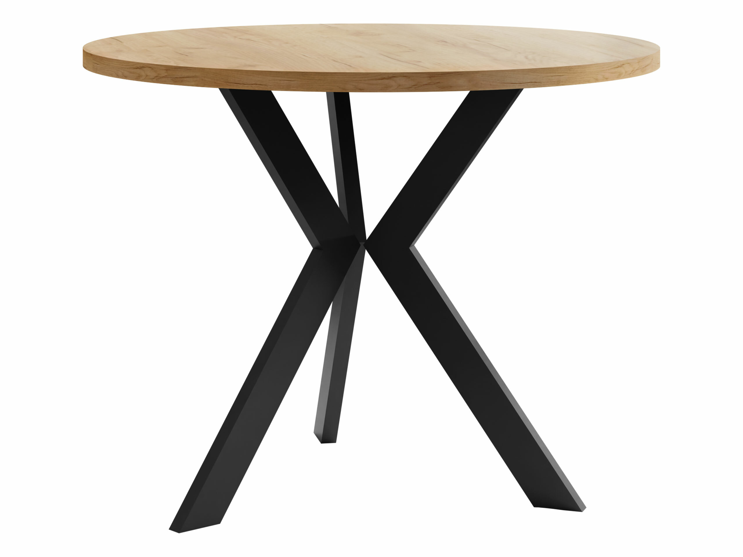 Žurnalinis staliukas Dearborn 106 (Auksinis ąžuolas + Juoda)