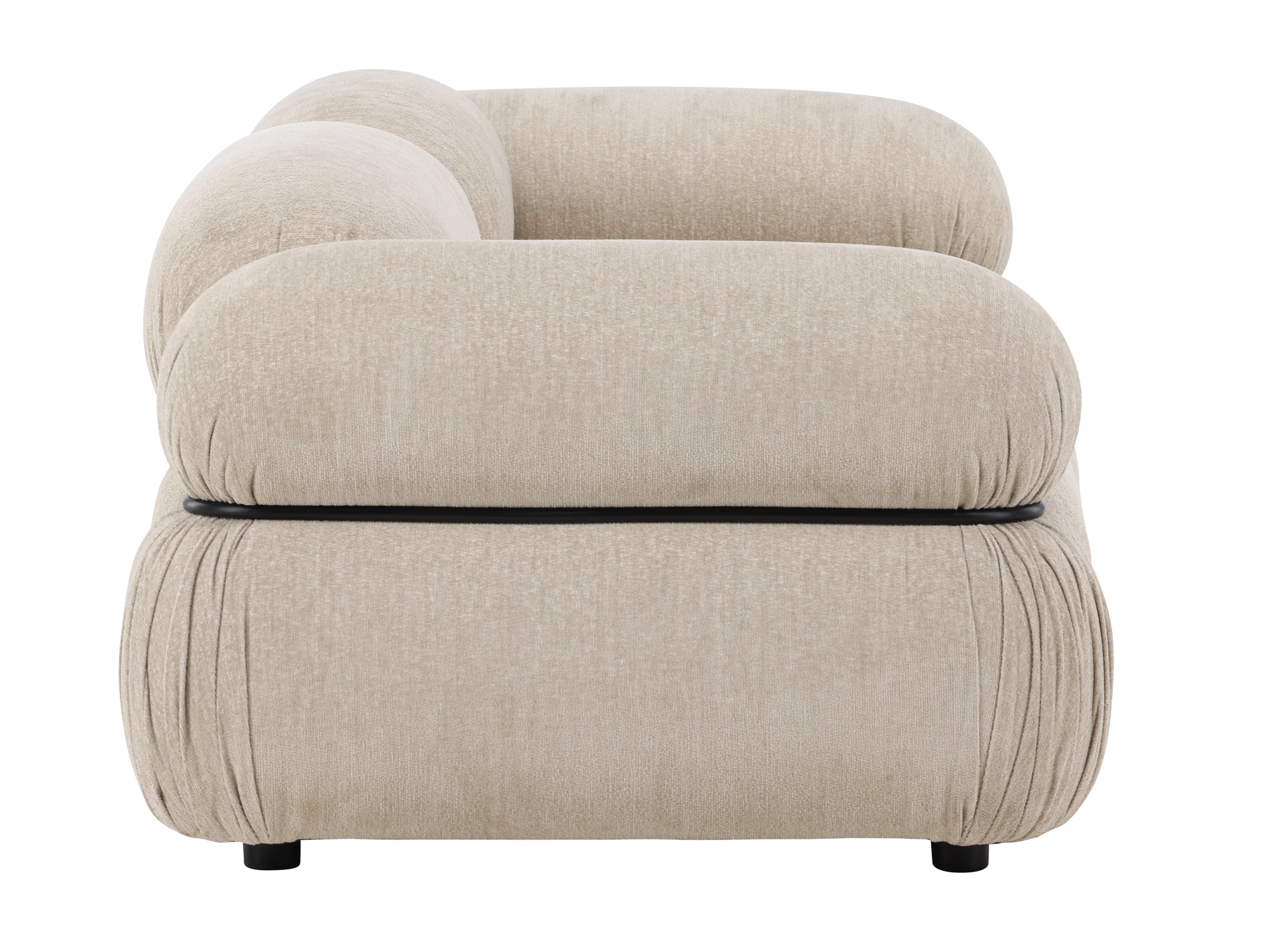 Modulinė sofa Evardale 103 (Smėlinė + Juoda)