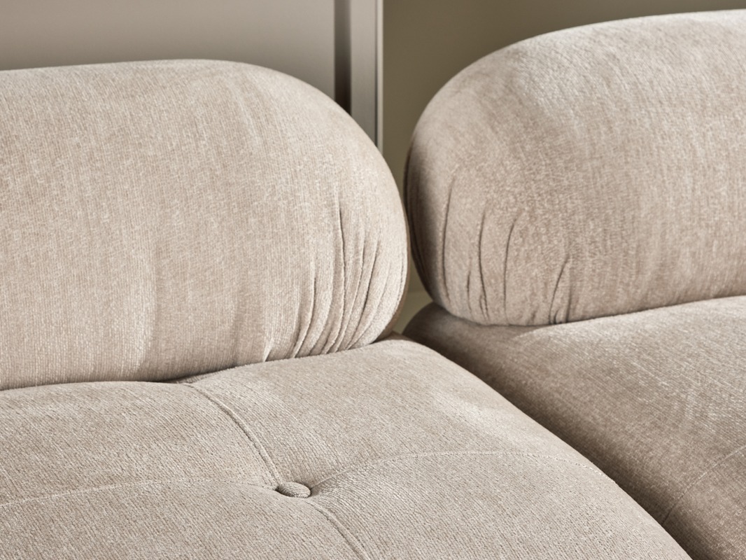 Modulinė sofa Evardale 104 (Smėlinė + Juoda)