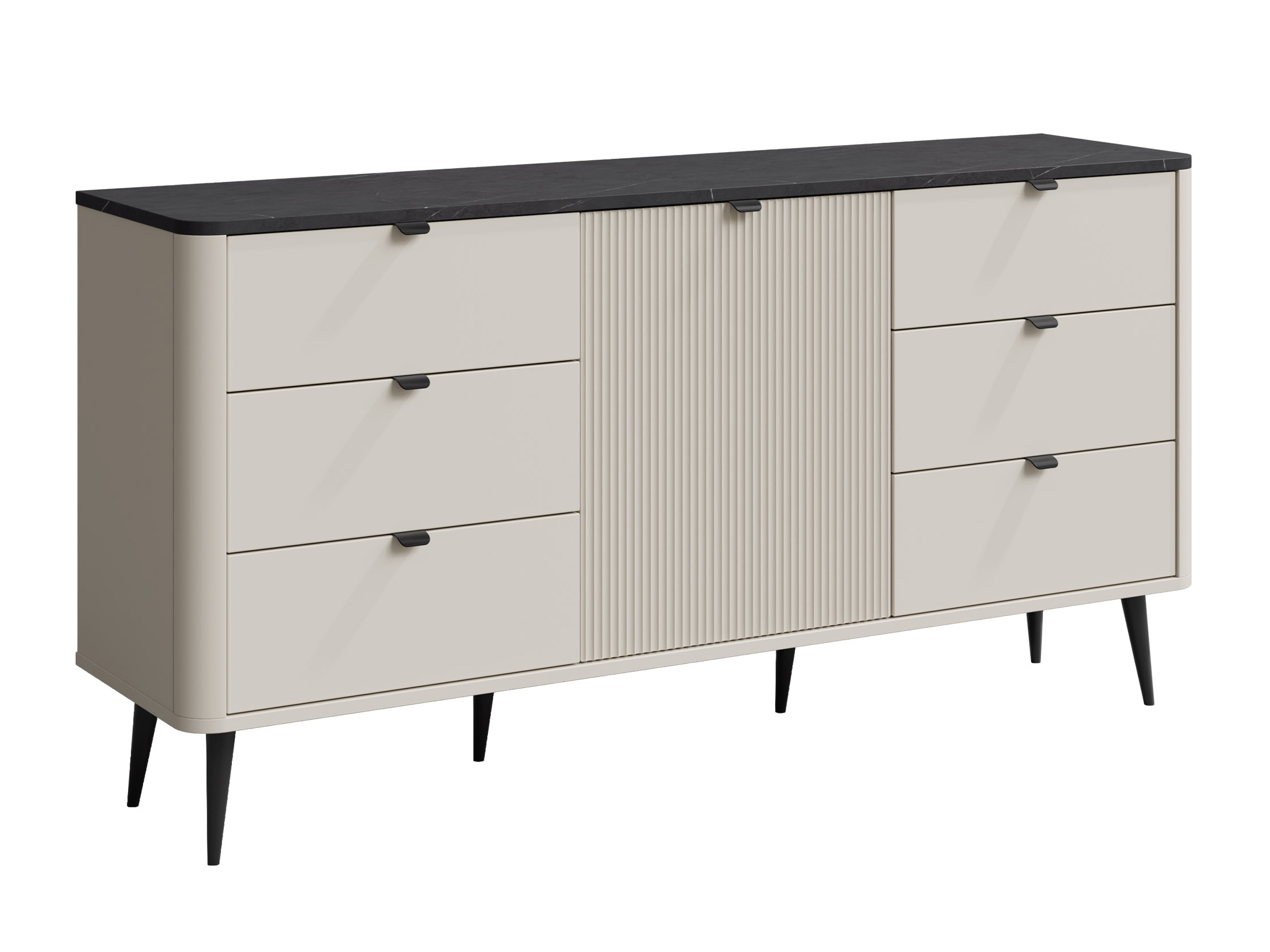 Komoda Lufela 107 (Kašmyras + Pilkas marmuras)