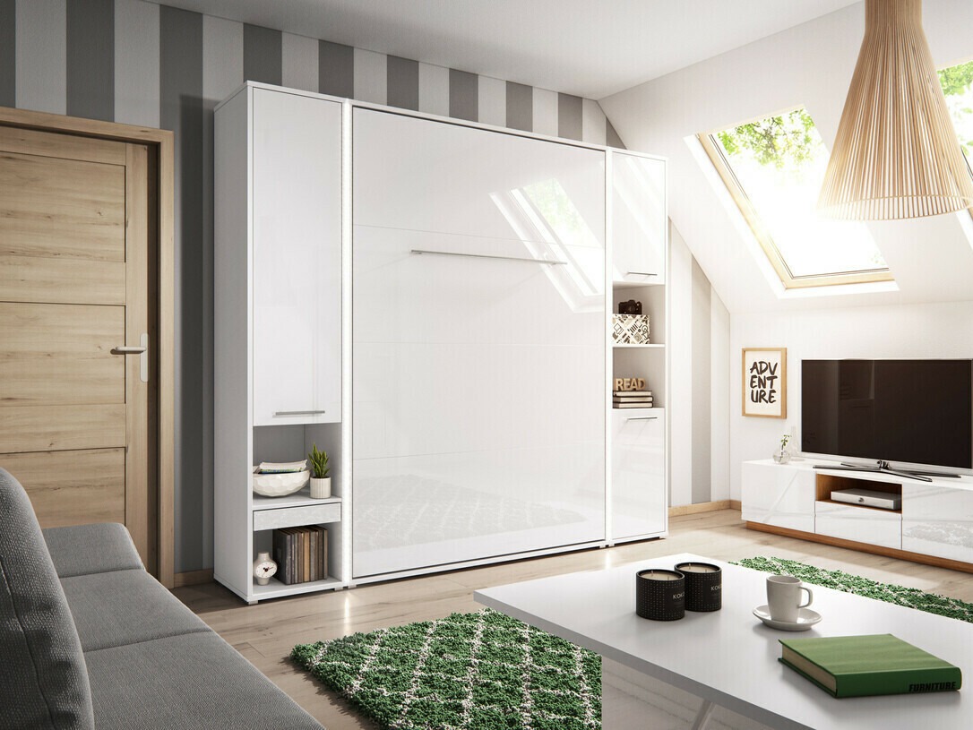 Lova - spinta Concept Pro Lenart Levfere 108 (Balta + Blizgi balta)