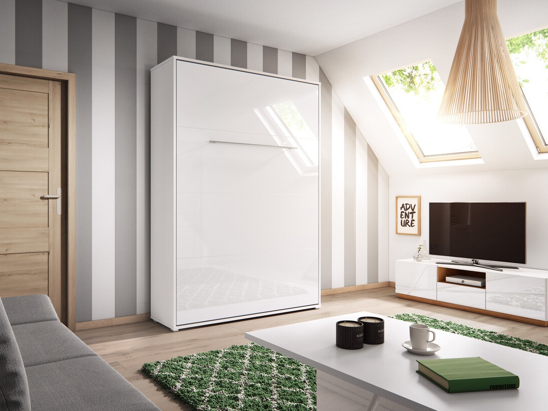 Lova - spinta Concept Pro Lenart Levfere 108 (Balta + Blizgi balta)