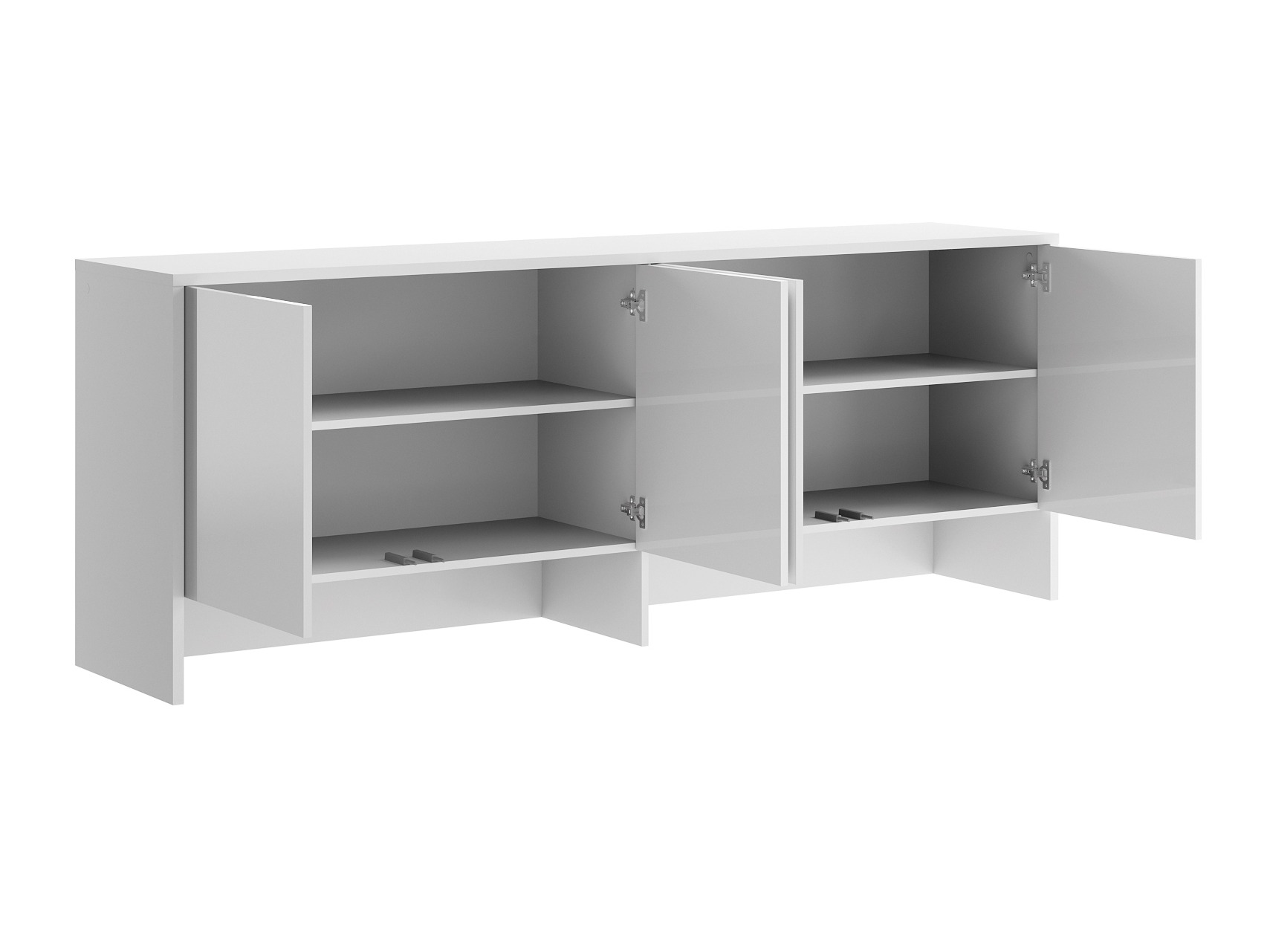 Spintelė Concept Lenart IV (Balta + Blizgi balta)