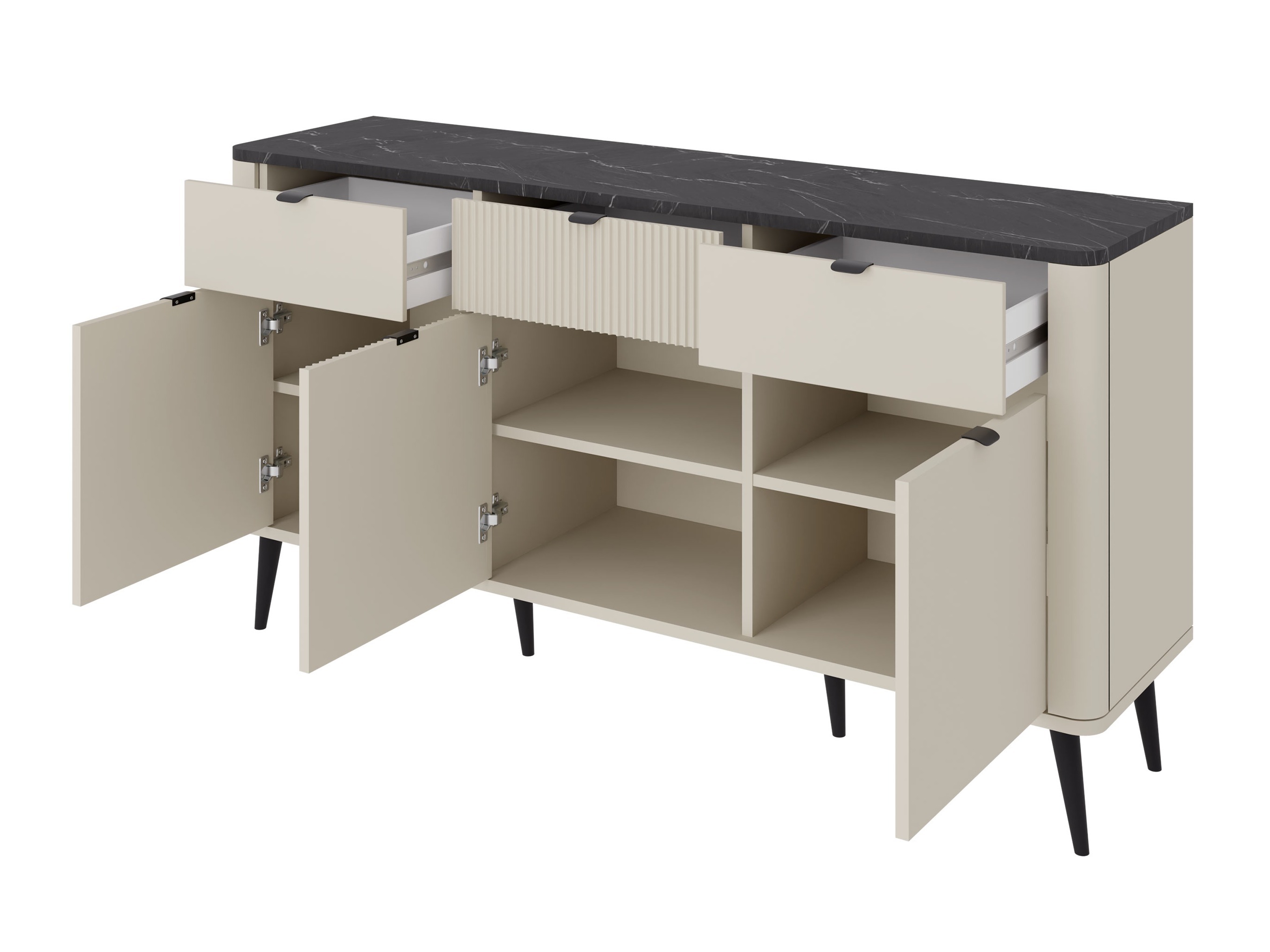 Komoda Lufela 109 (Kašmyras + Pilkas marmuras)