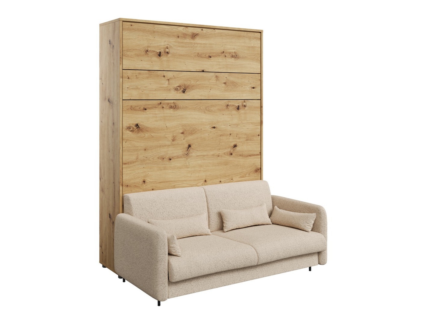 Lova - spinta Concept Pro Lenart Levfere 138 (Artisan ąžuolas + Smėlinė)