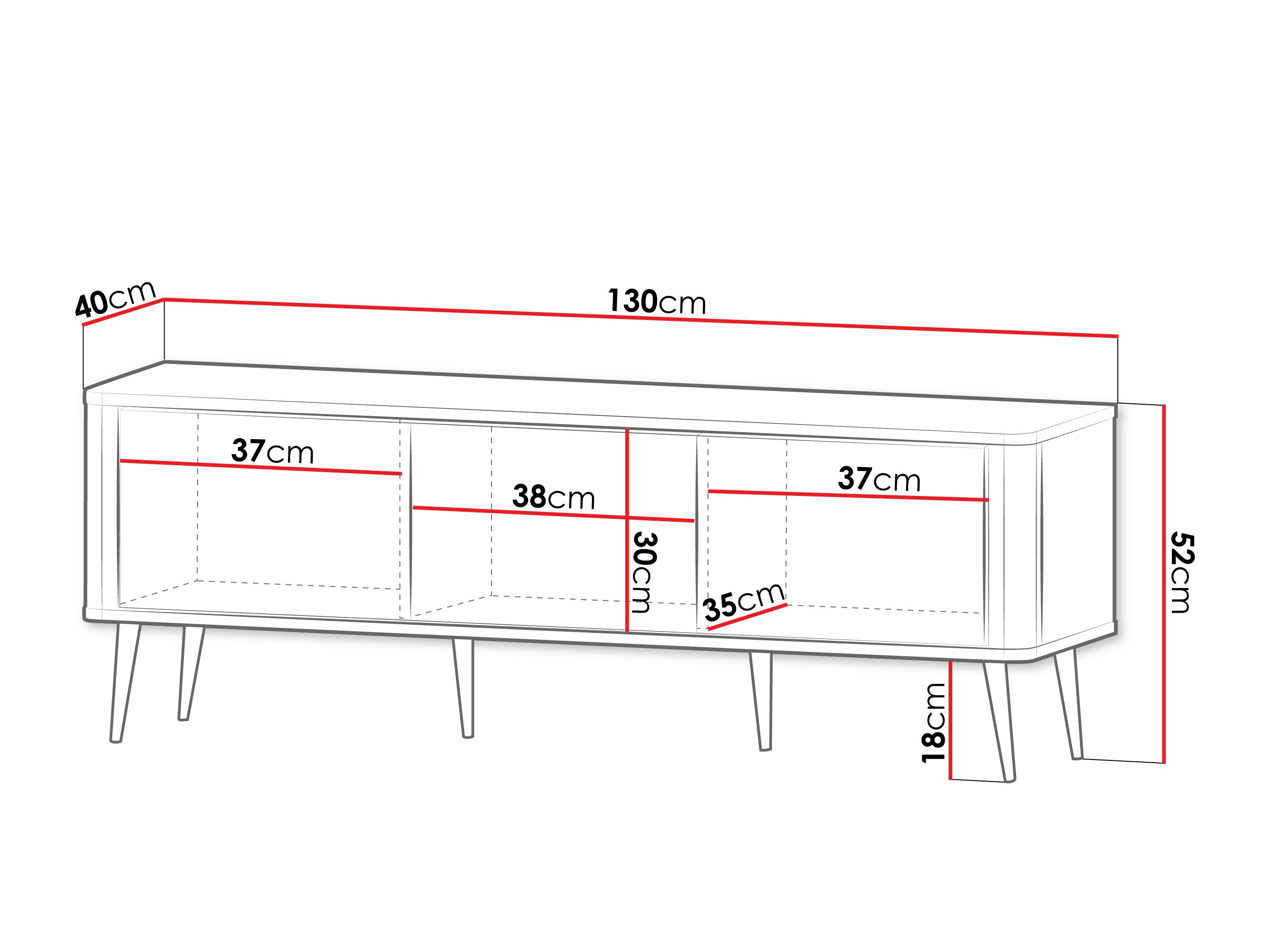 TV staliukas Lufela 113 (Kašmyras + Pilkas marmuras)