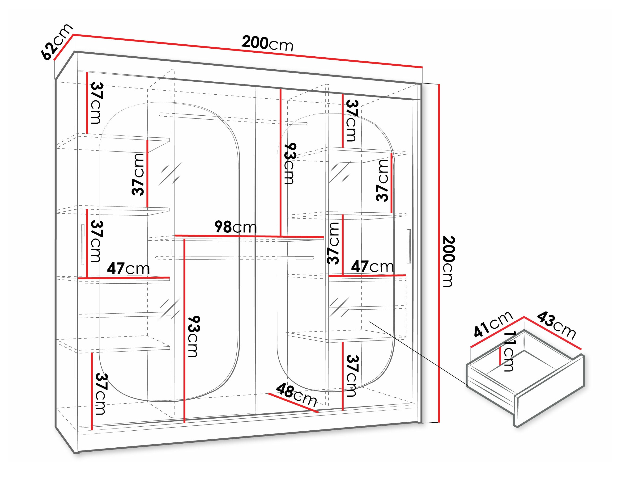 Spinta Hartford 521 (Juoda)