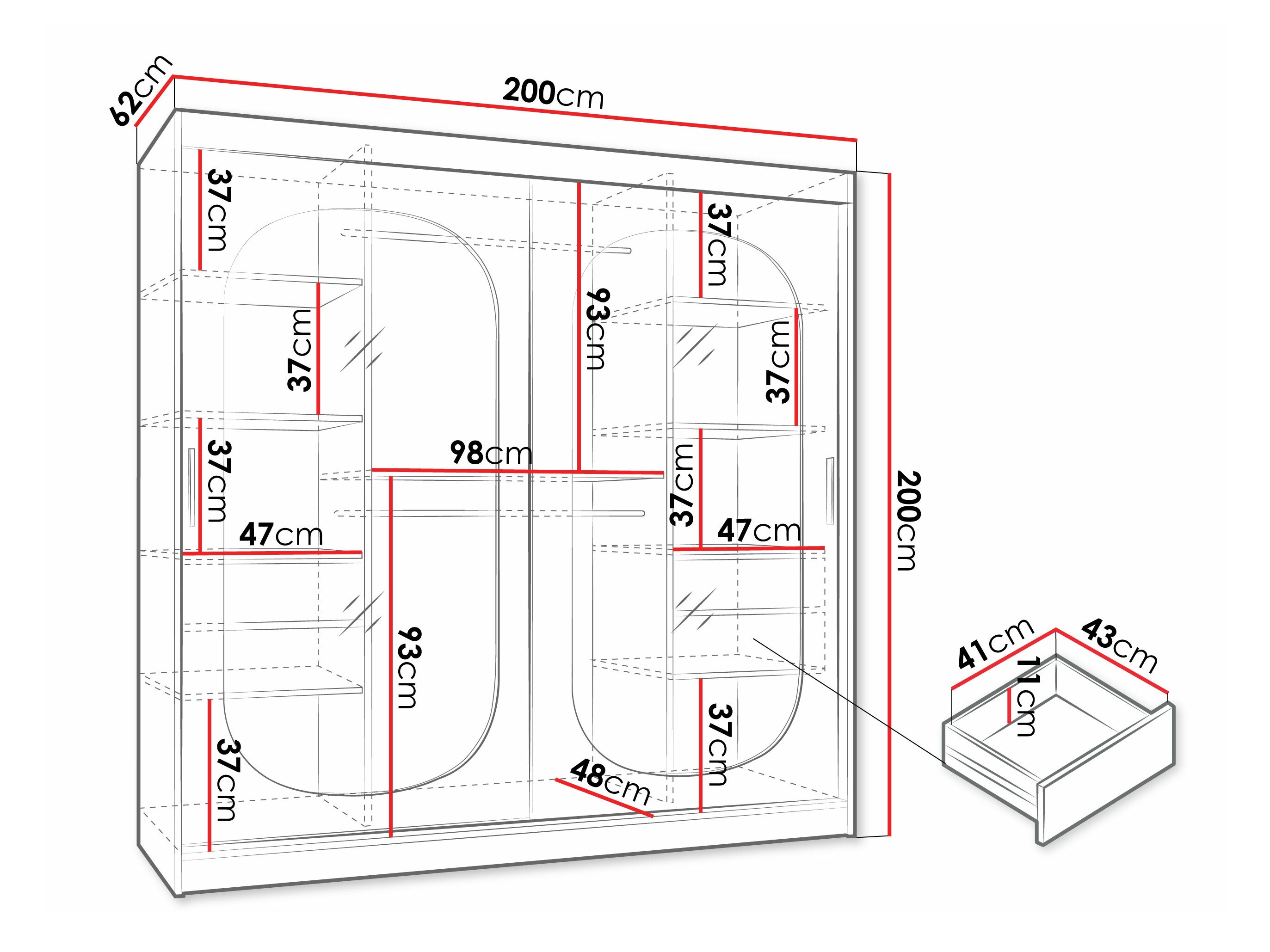 Spinta Hartford 521 (Juoda)