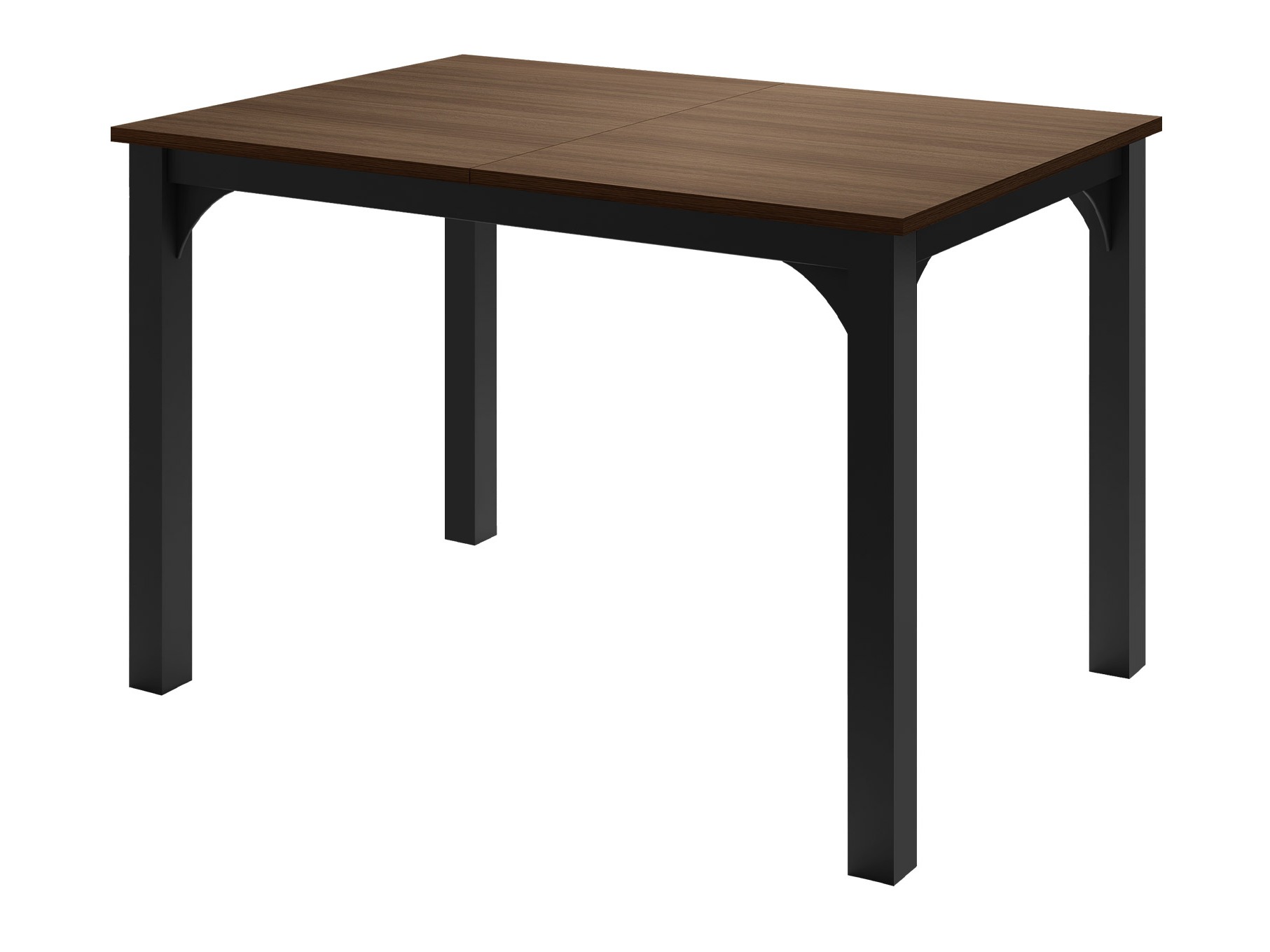 Stalas Oswego 135 (Graikinis riešutas + Juoda)