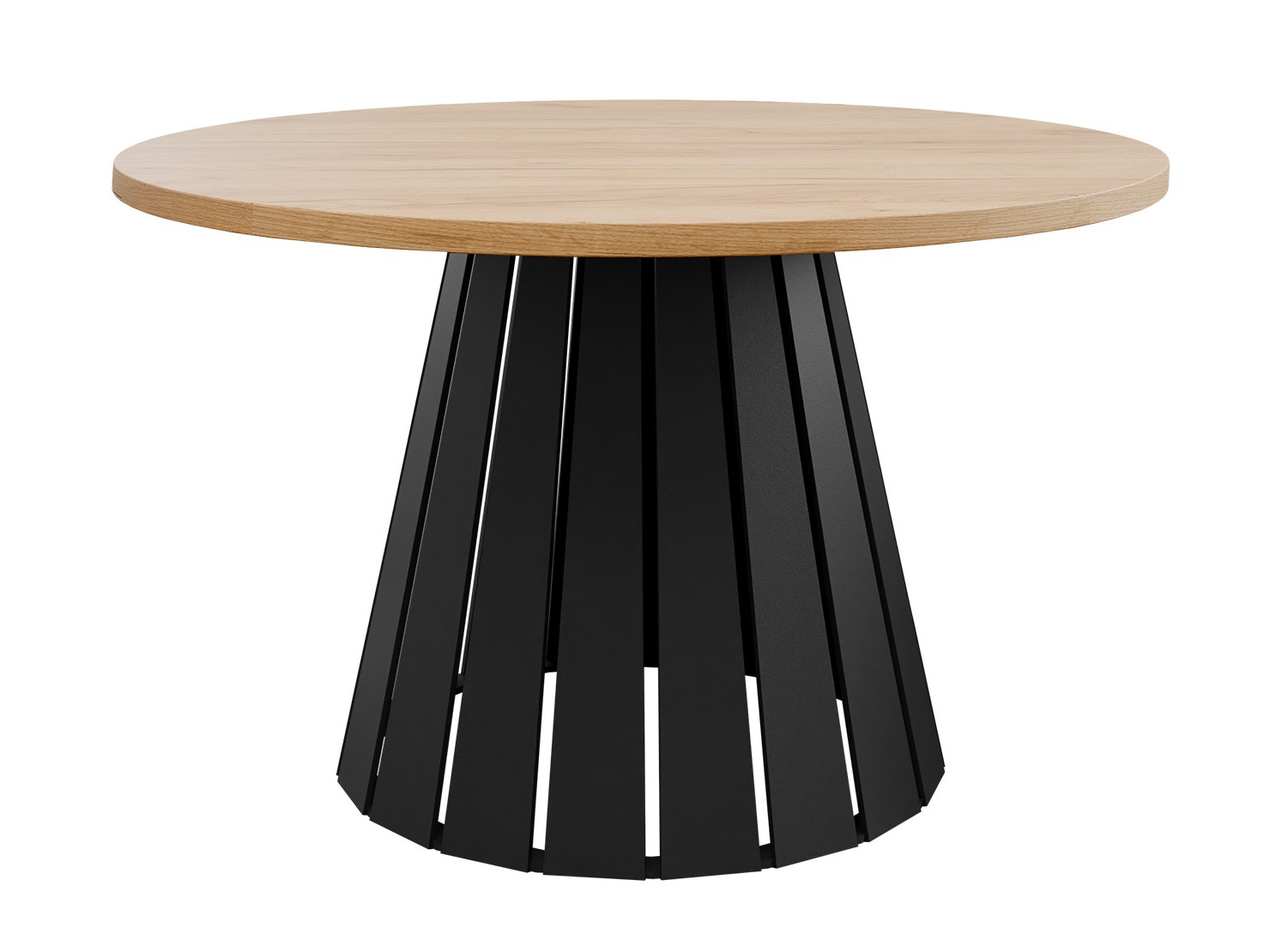 Žurnalinis staliukas Oswego 134 (Juoda + Ąžuolas)