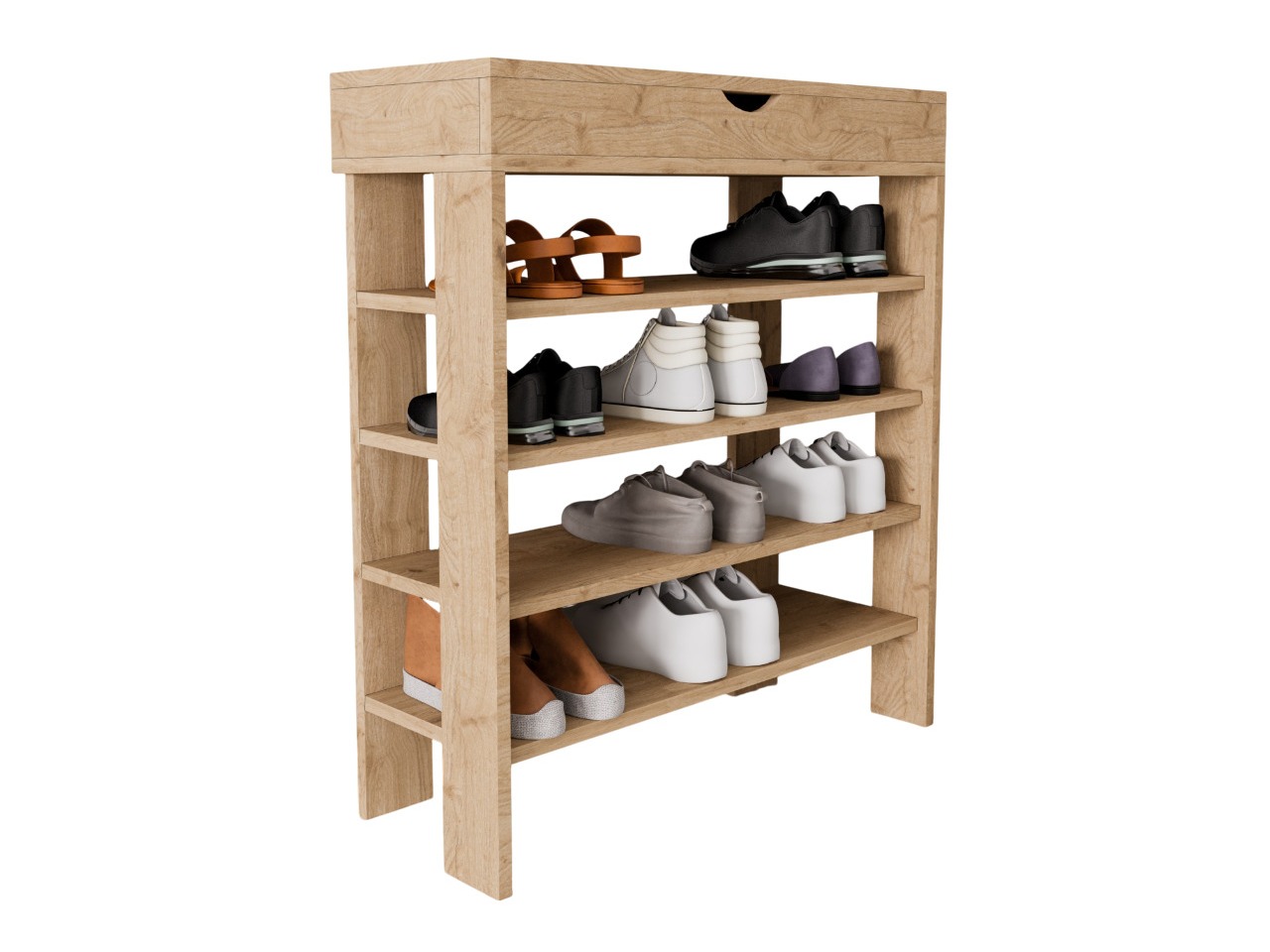 Batų lentyna Kailua 2519 (Ąžuolas)