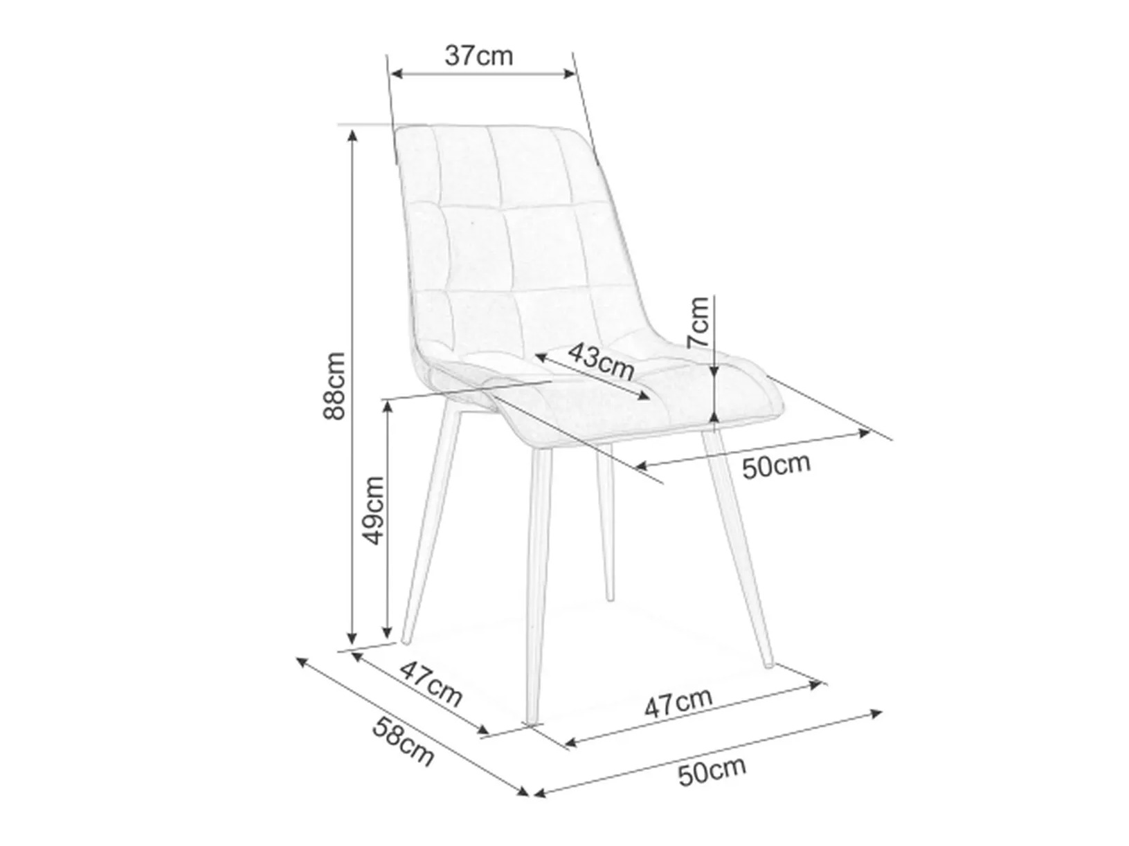 Kėdė Detroit 770 (Juoda)