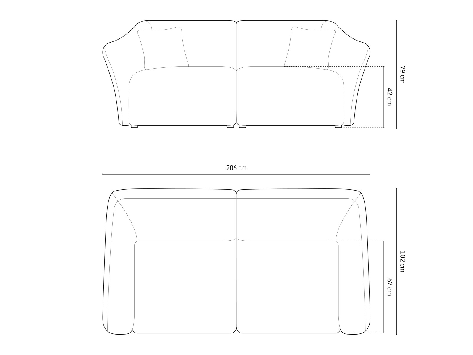 Sofa Beckley 164 (Sicuro 30)