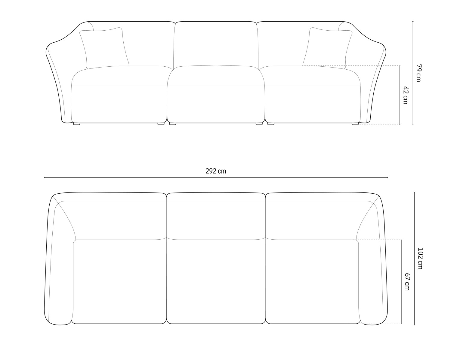 Sofa Beckley 166 (Sicuro 30)