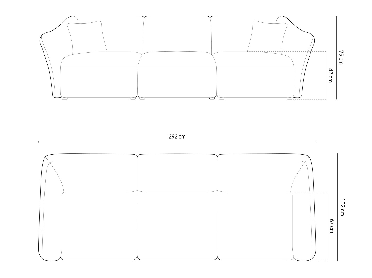 Sofa Beckley 166 (Sicuro 35)