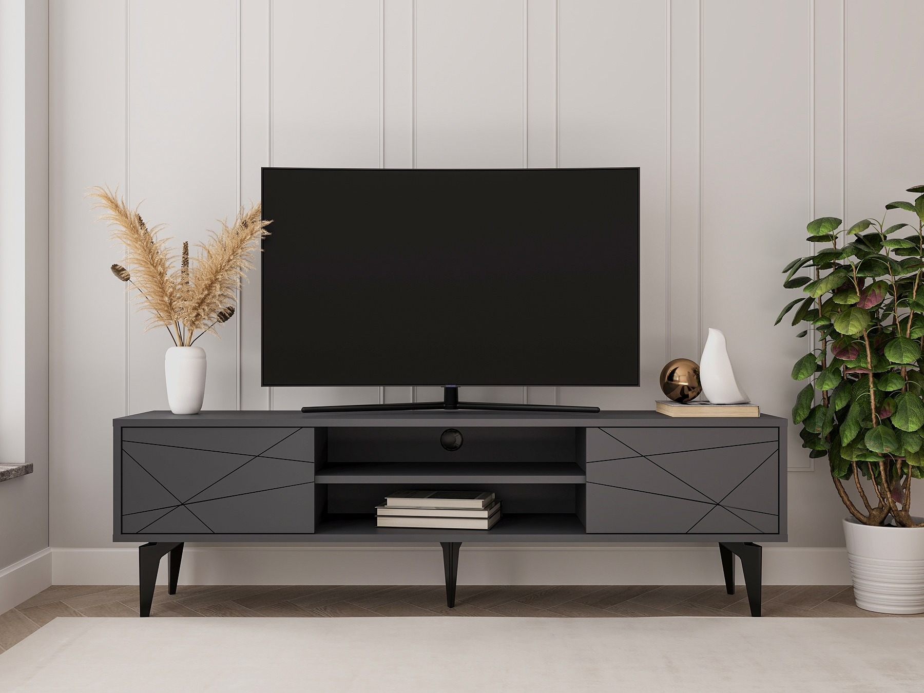 TV staliukas Kailua 2535 (Antracitas)