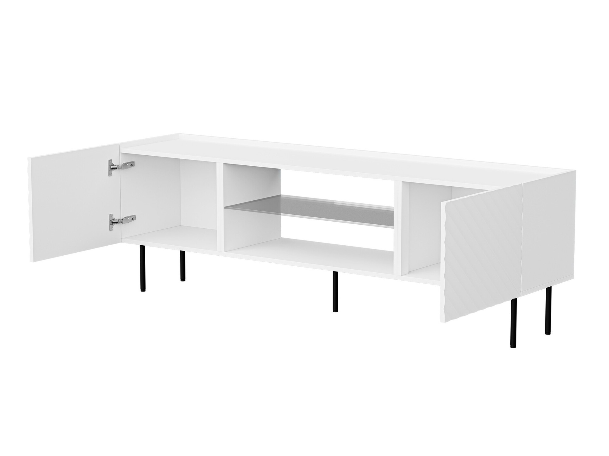 TV staliukas Sillen II (Juoda)