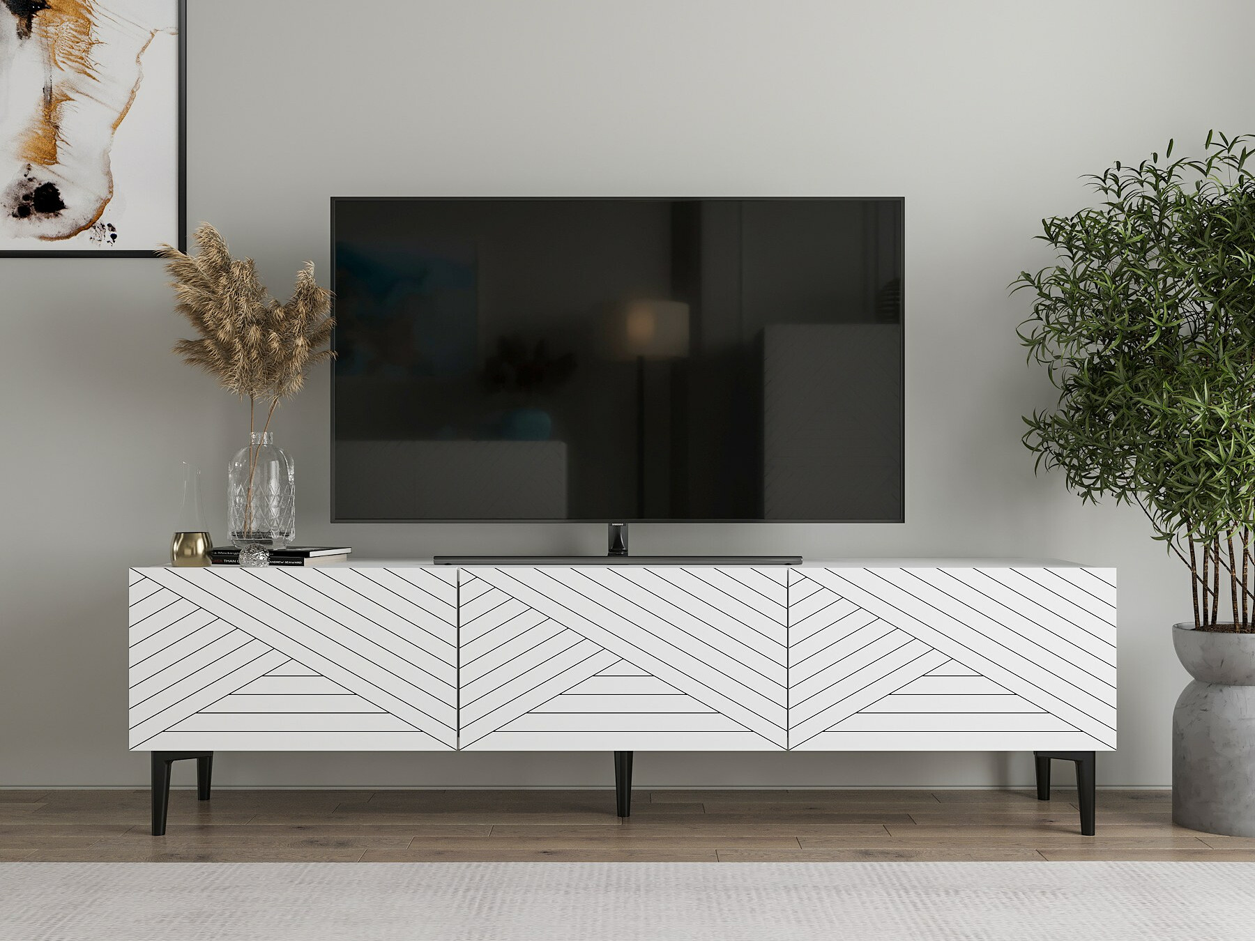 TV staliukas Kailua 2536 (Balta)