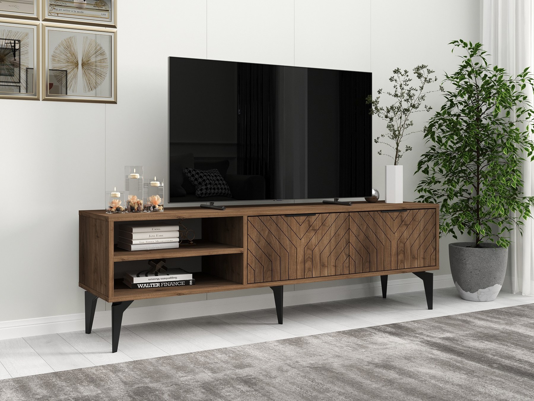 TV staliukas Kailua 2538 (Graikinis riešutas)