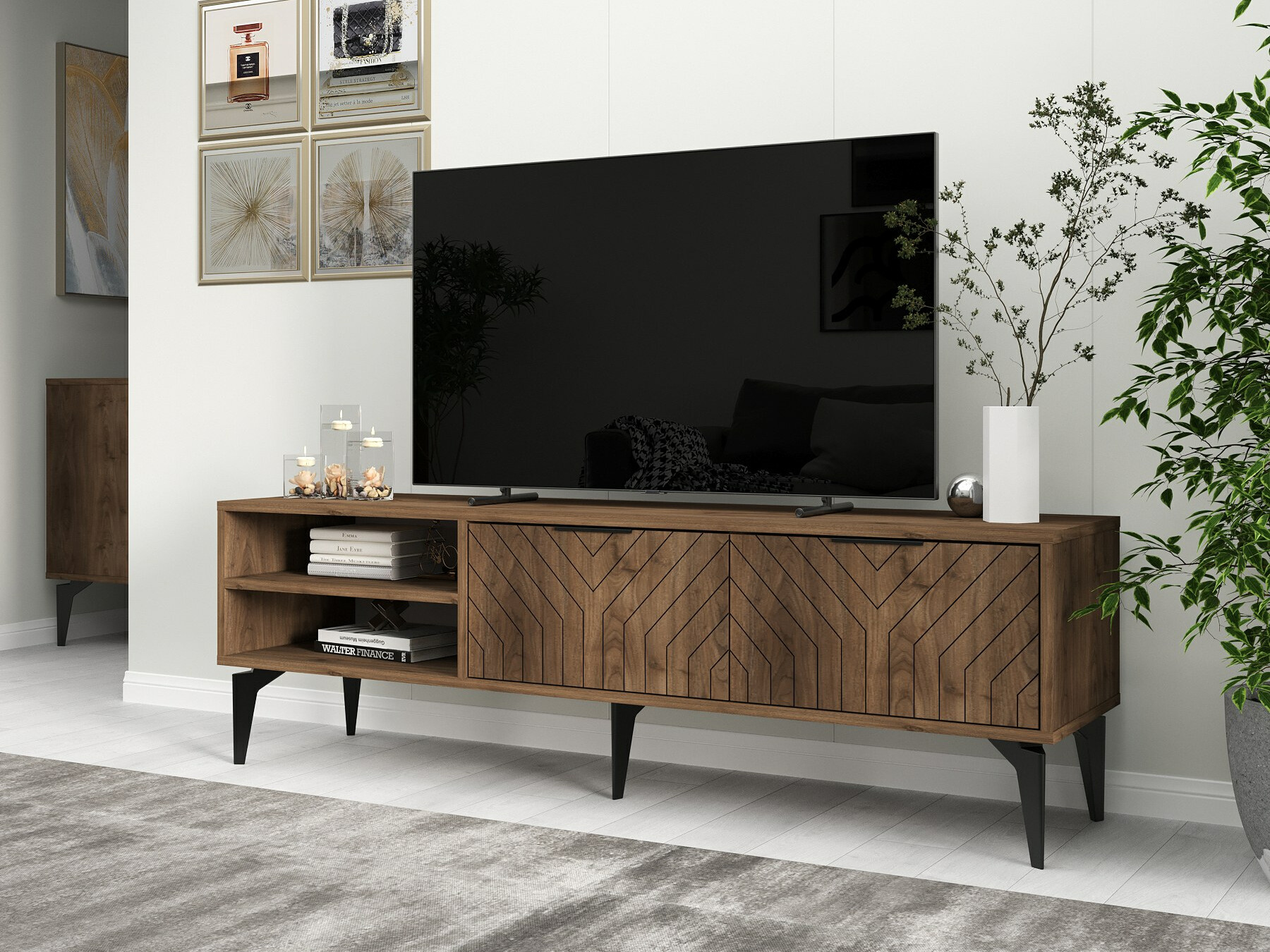 TV staliukas Kailua 2538 (Graikinis riešutas)