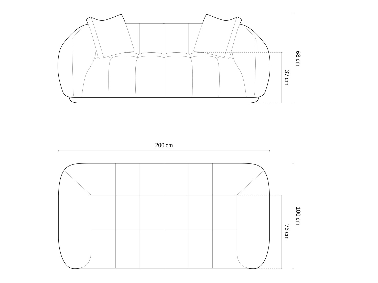 Sofa Beckley 174 (Heritage Jeans)