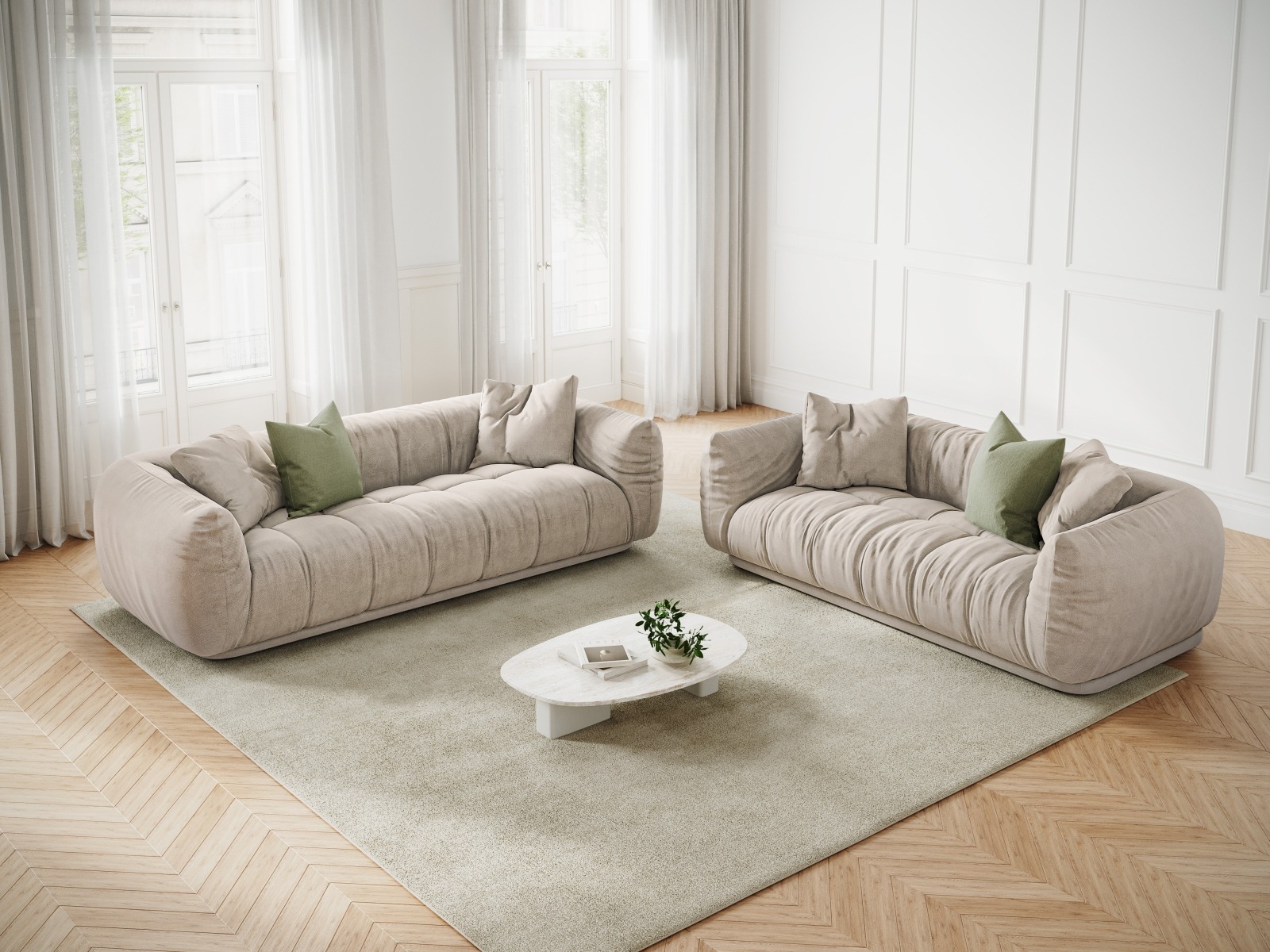 Sofa Beckley 174 (Heritage Pearl)