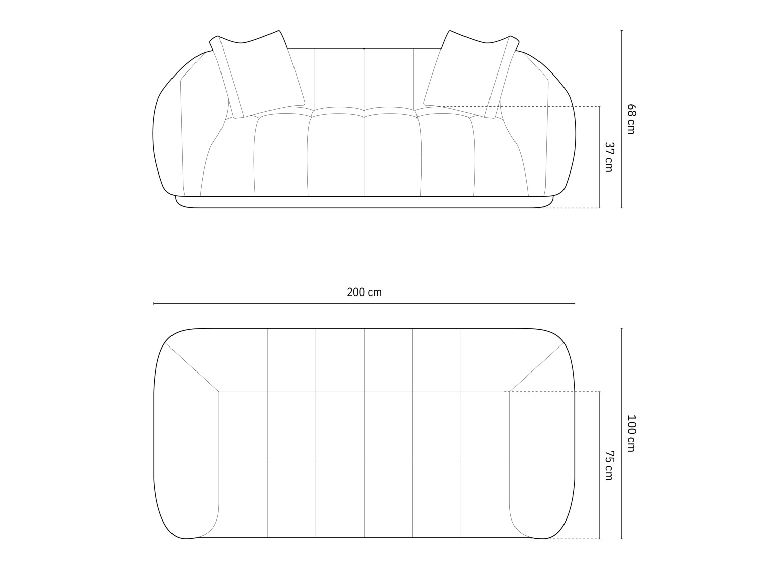 Sofa Beckley 174 (Heritage Pearl)