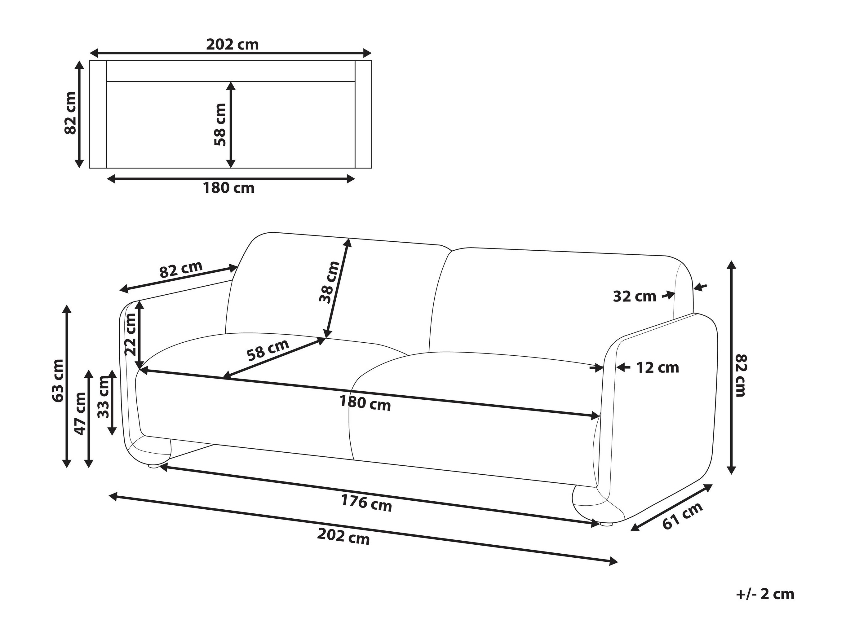 Sofa Berwyn 2702 (Pilka)