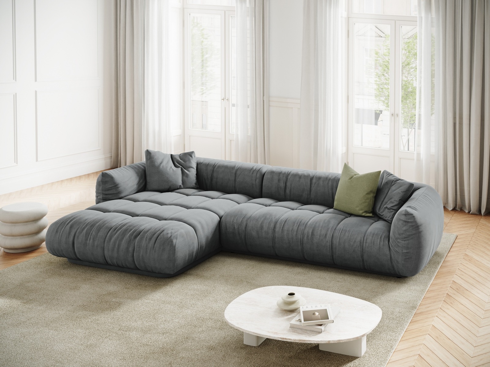 Minkštas kampas Beckley 179 (Heritage Ash)