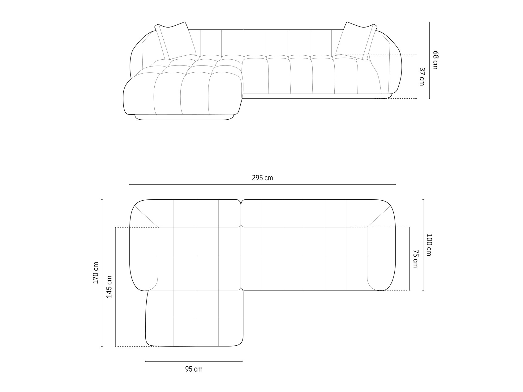 Minkštas kampas Beckley 179 (Liberty 21)