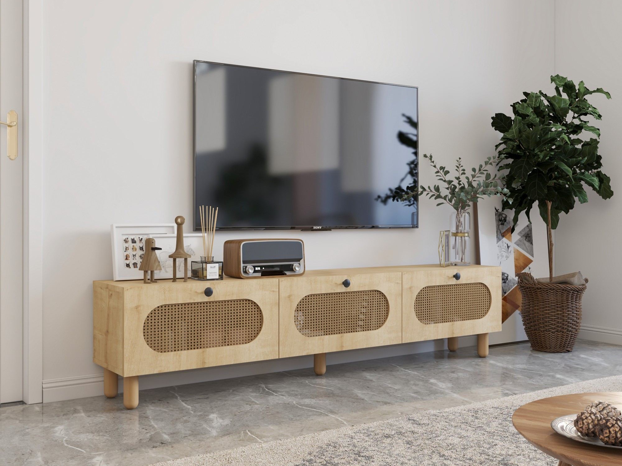 TV staliukas Kailua 2553 (Ąžuolas)
