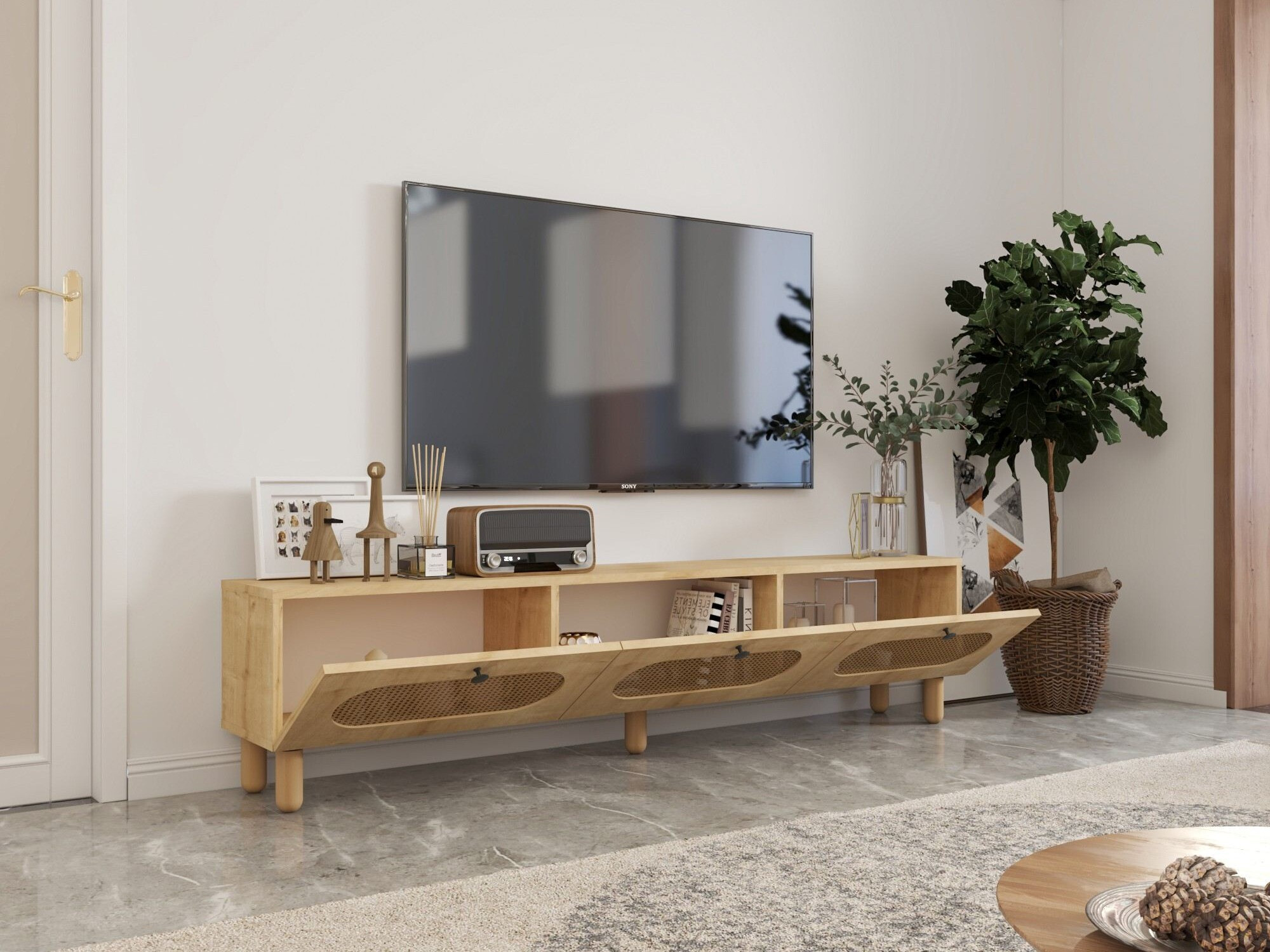 TV staliukas Kailua 2553 (Ąžuolas)