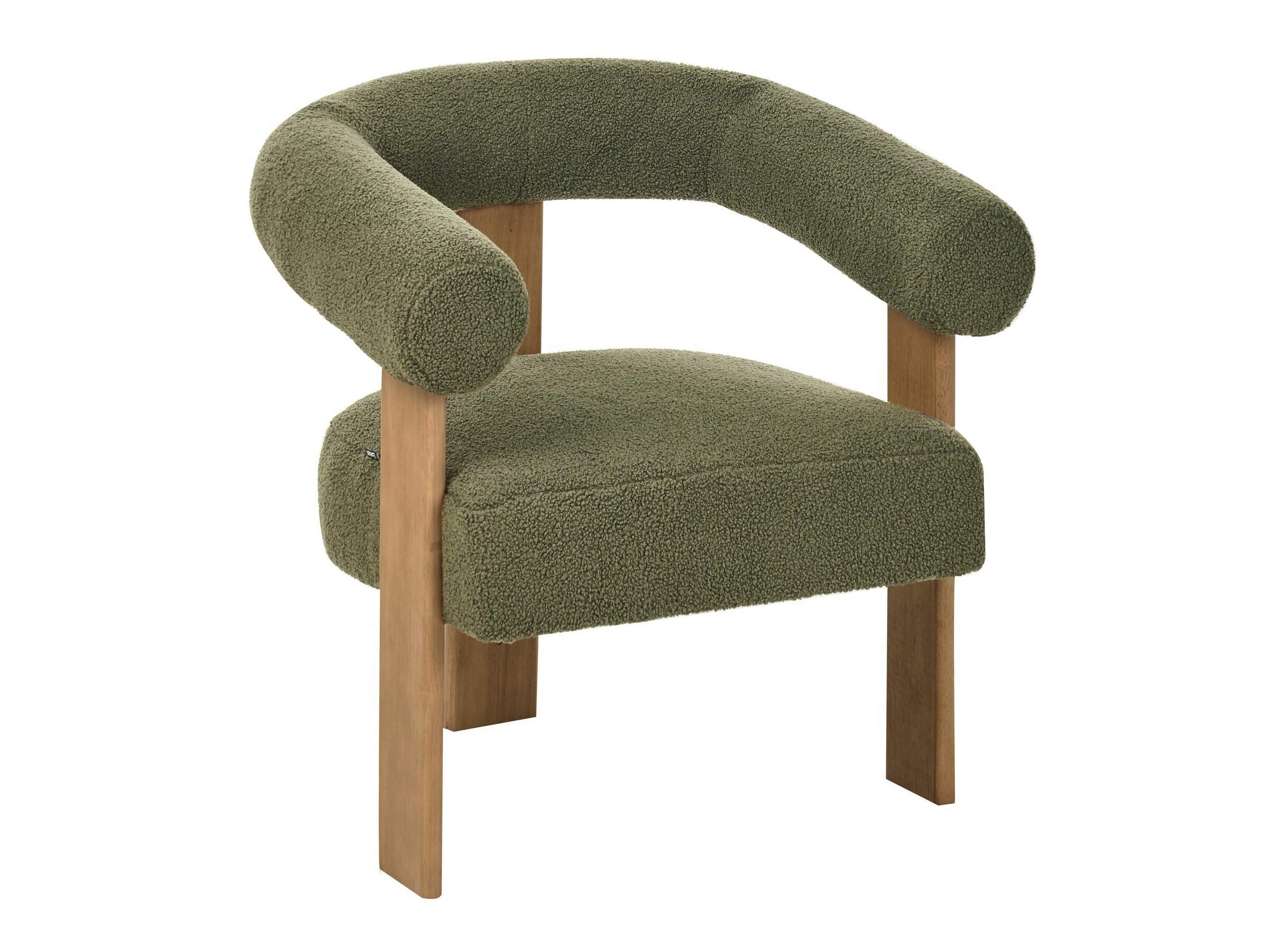 Fotelis Berwyn 2708 (Žalia + Tamsus medis)