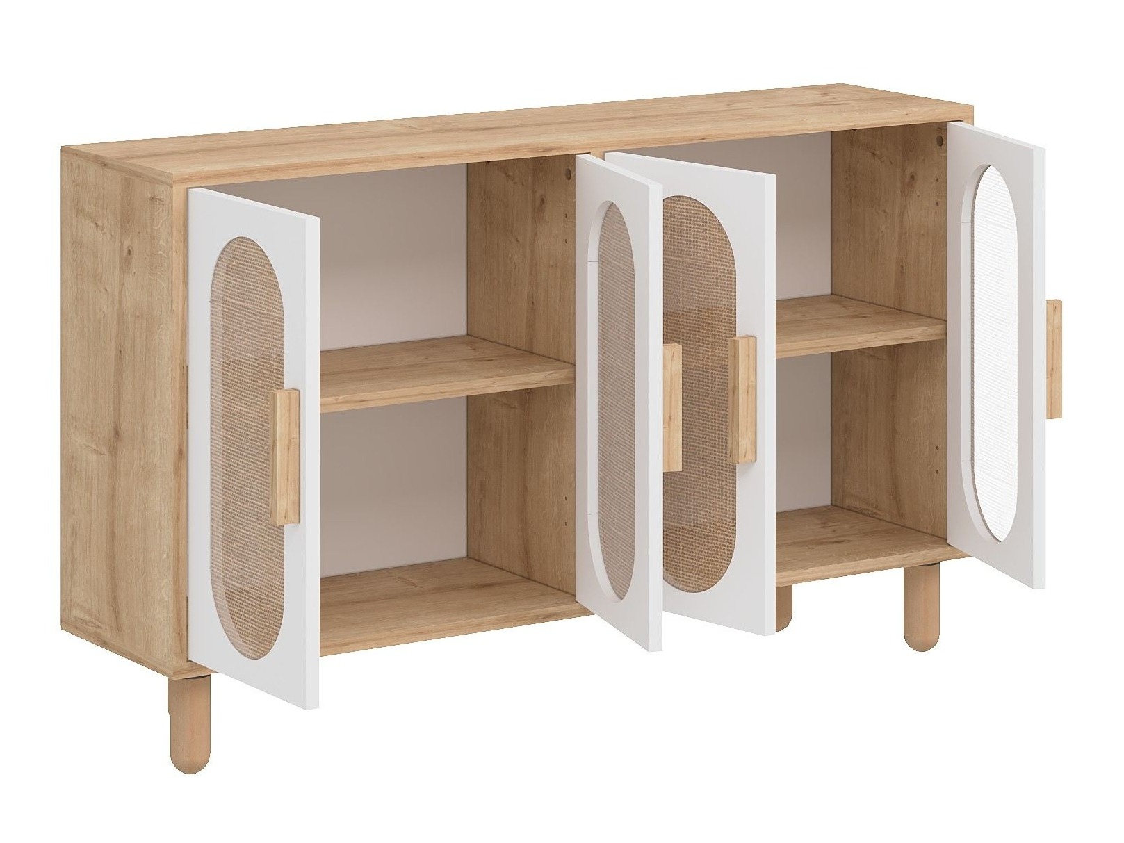 Spintelė Kailua 2557 (Balta + Ąžuolas)