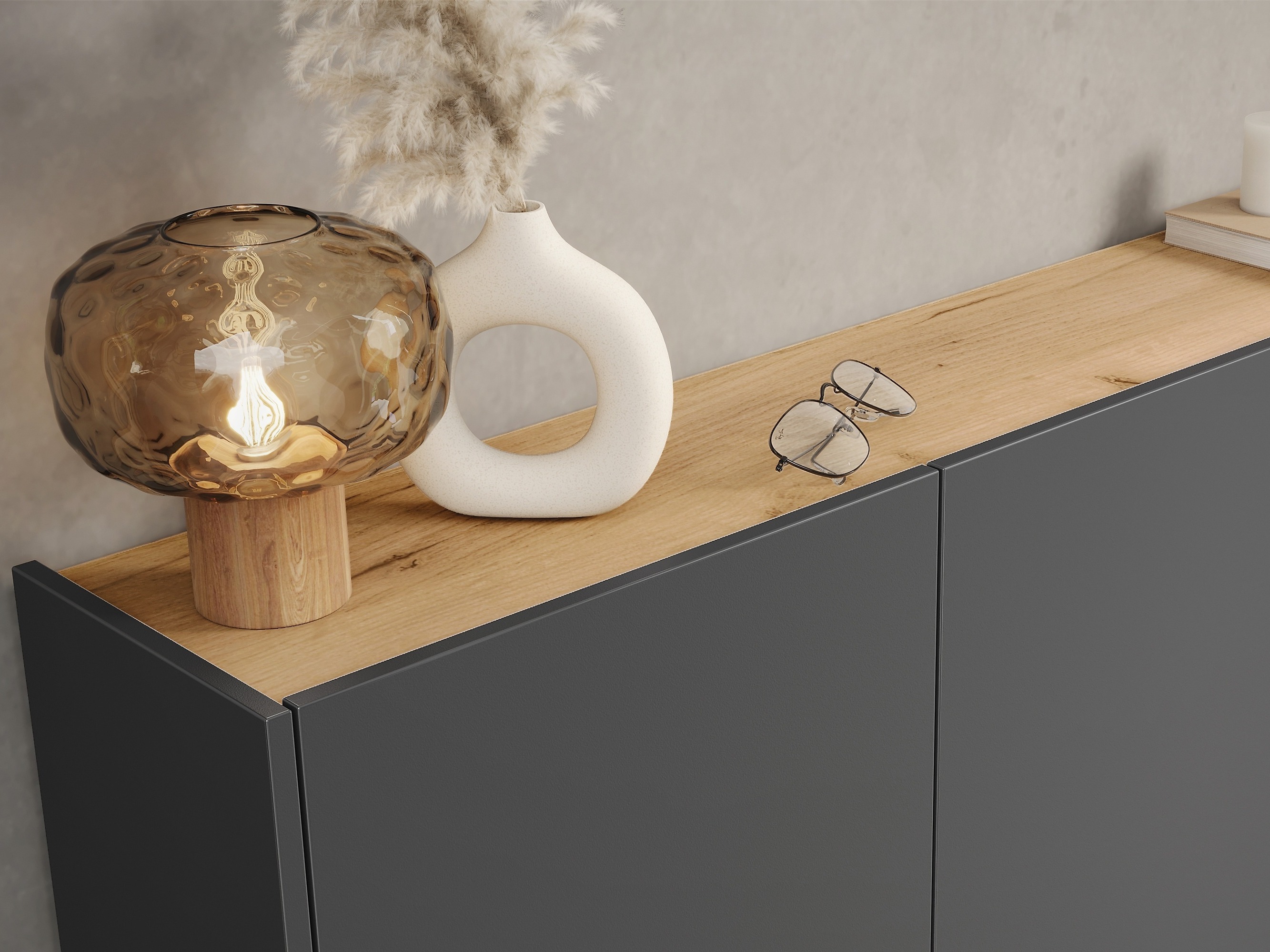 Batų lentyna Sacramento 514 (Grafitas)