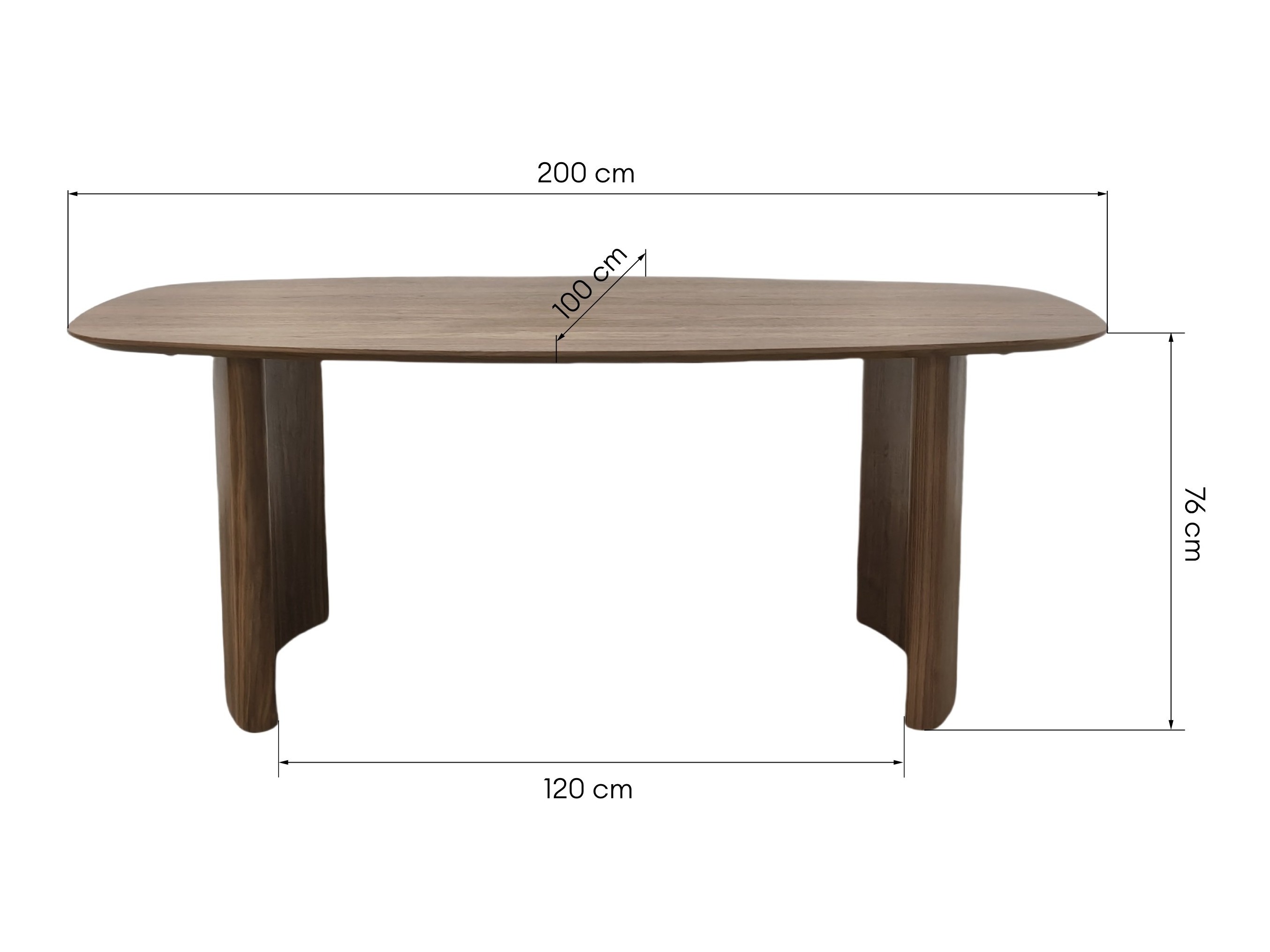 Stalas Burleson 290 (Graikinis riešutas)
