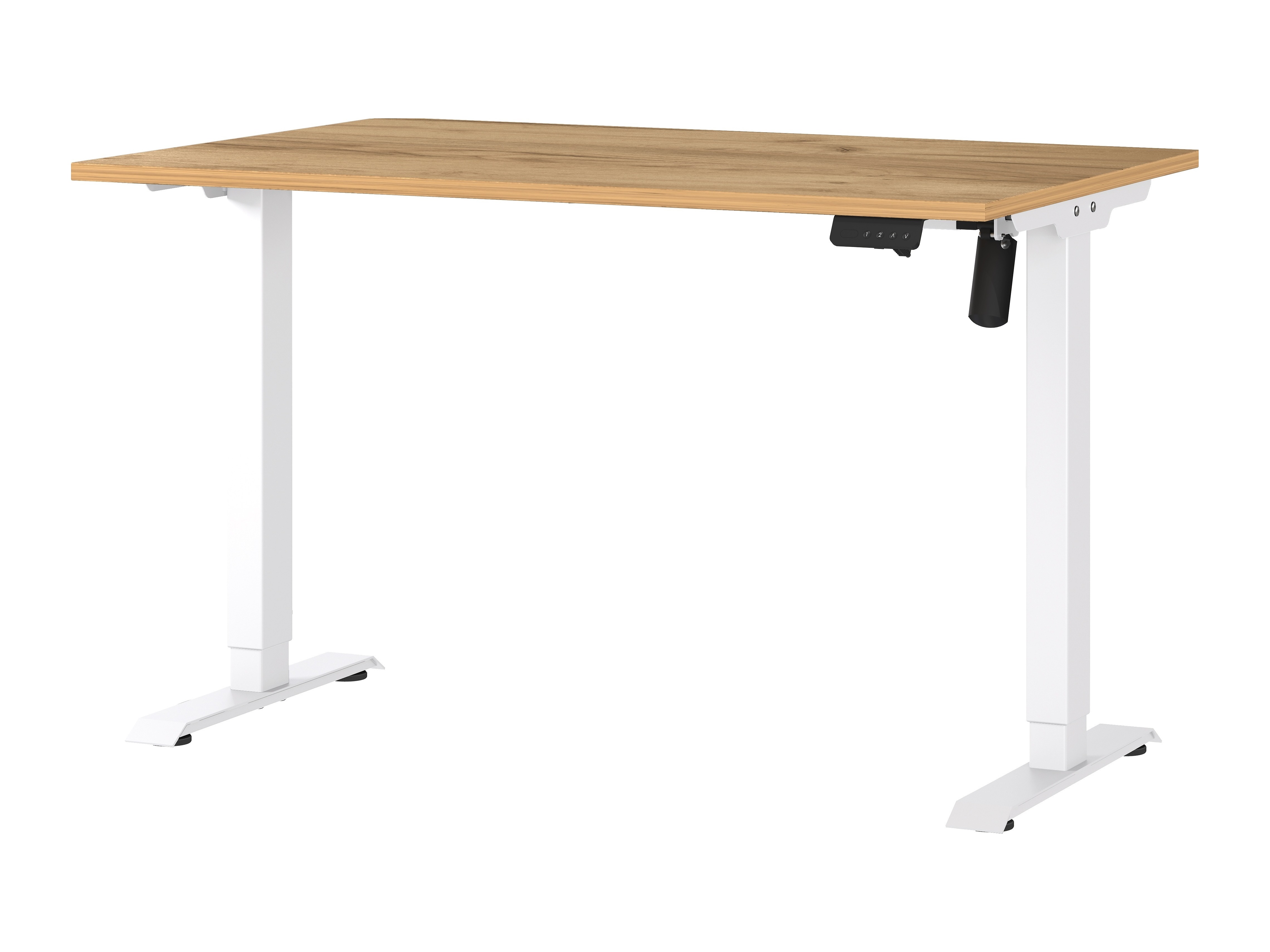 Reguliuojamo aukščio darbo stalas Lartesi 115 (Navarra ąžuolas + Balta)