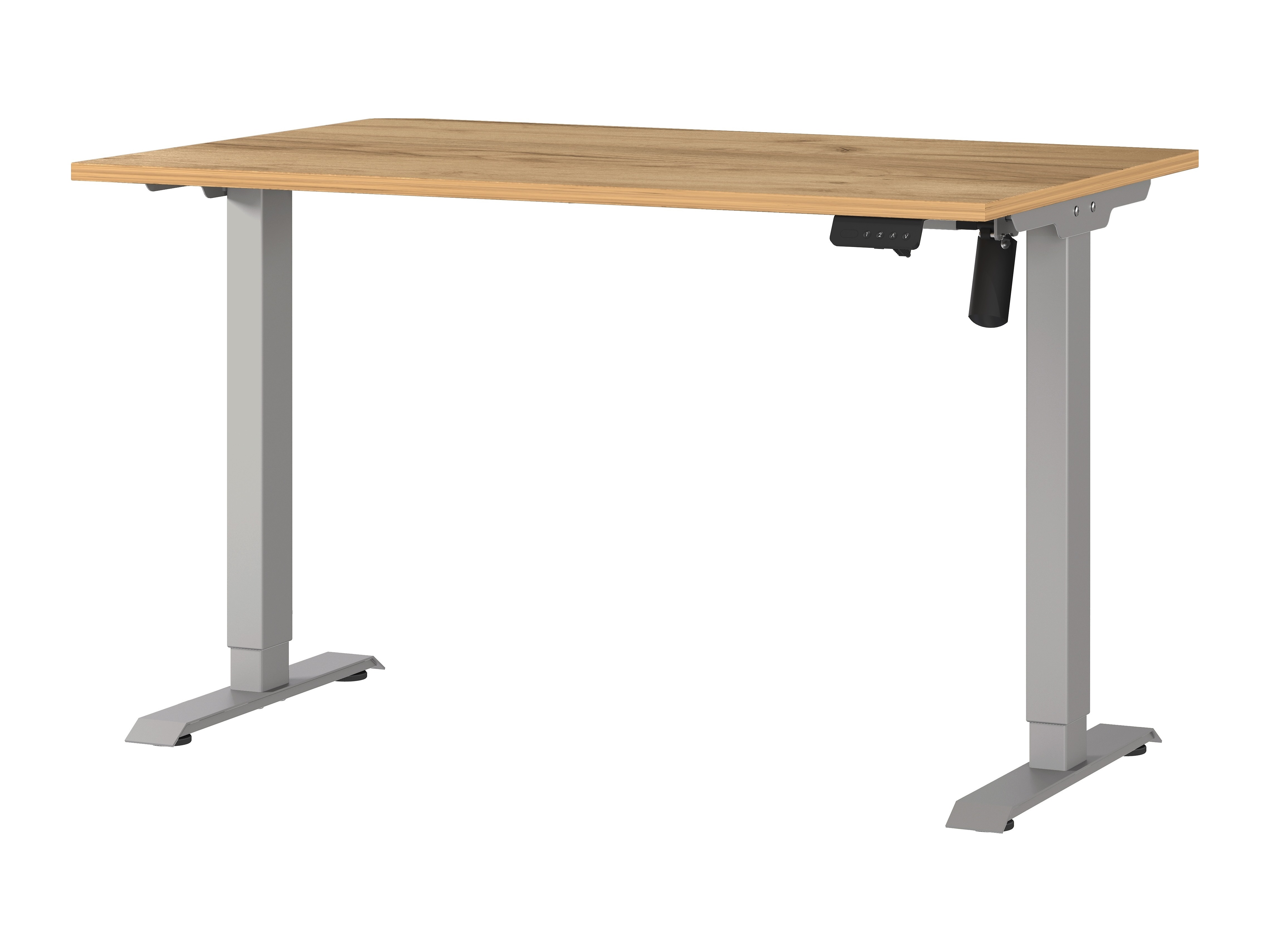 Reguliuojamo aukščio darbo stalas Lartesi 115 (Navarra ąžuolas + Sidabrinė)