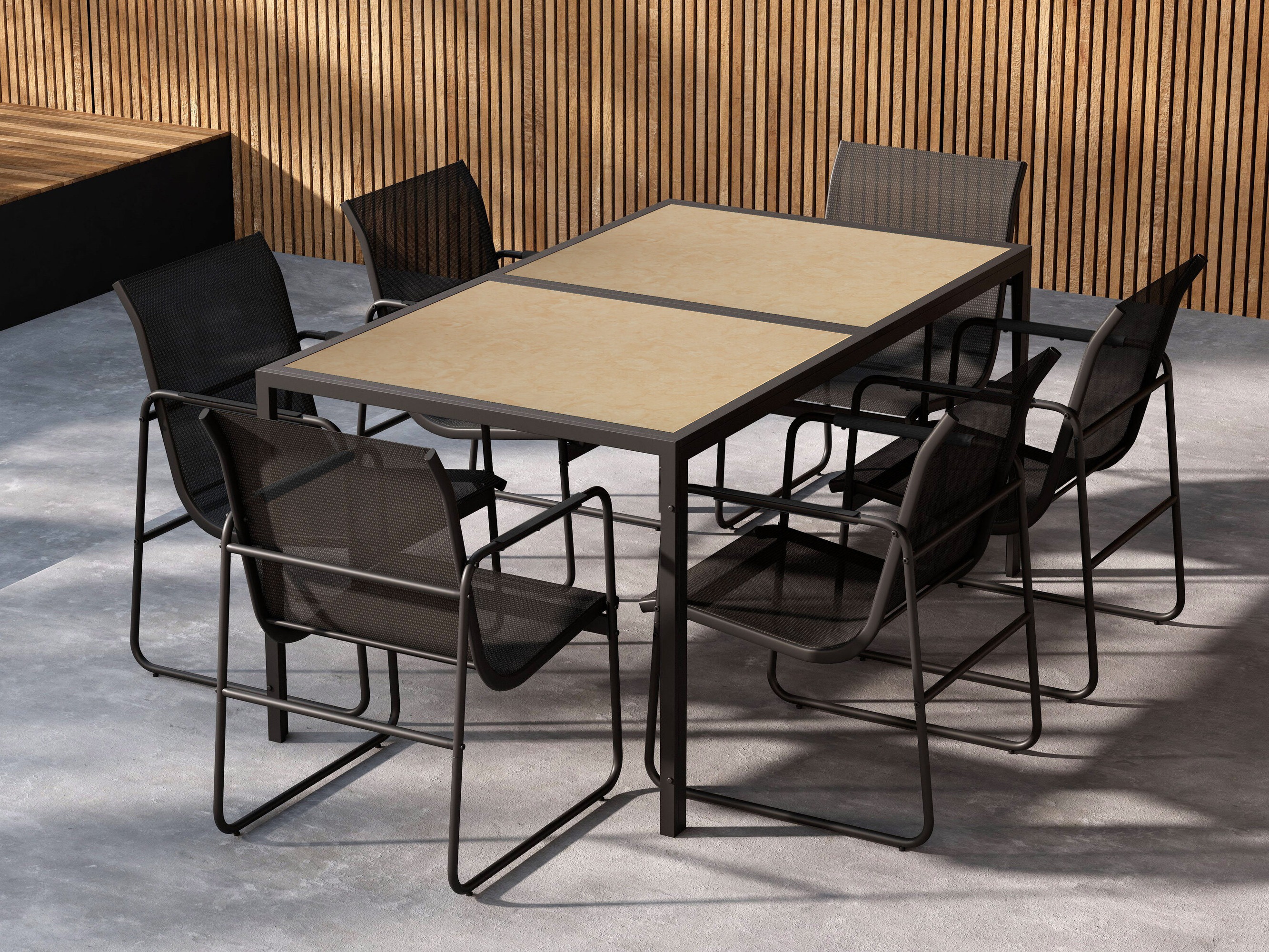 Stalo ir kėdžių komplektas Dallas 4857