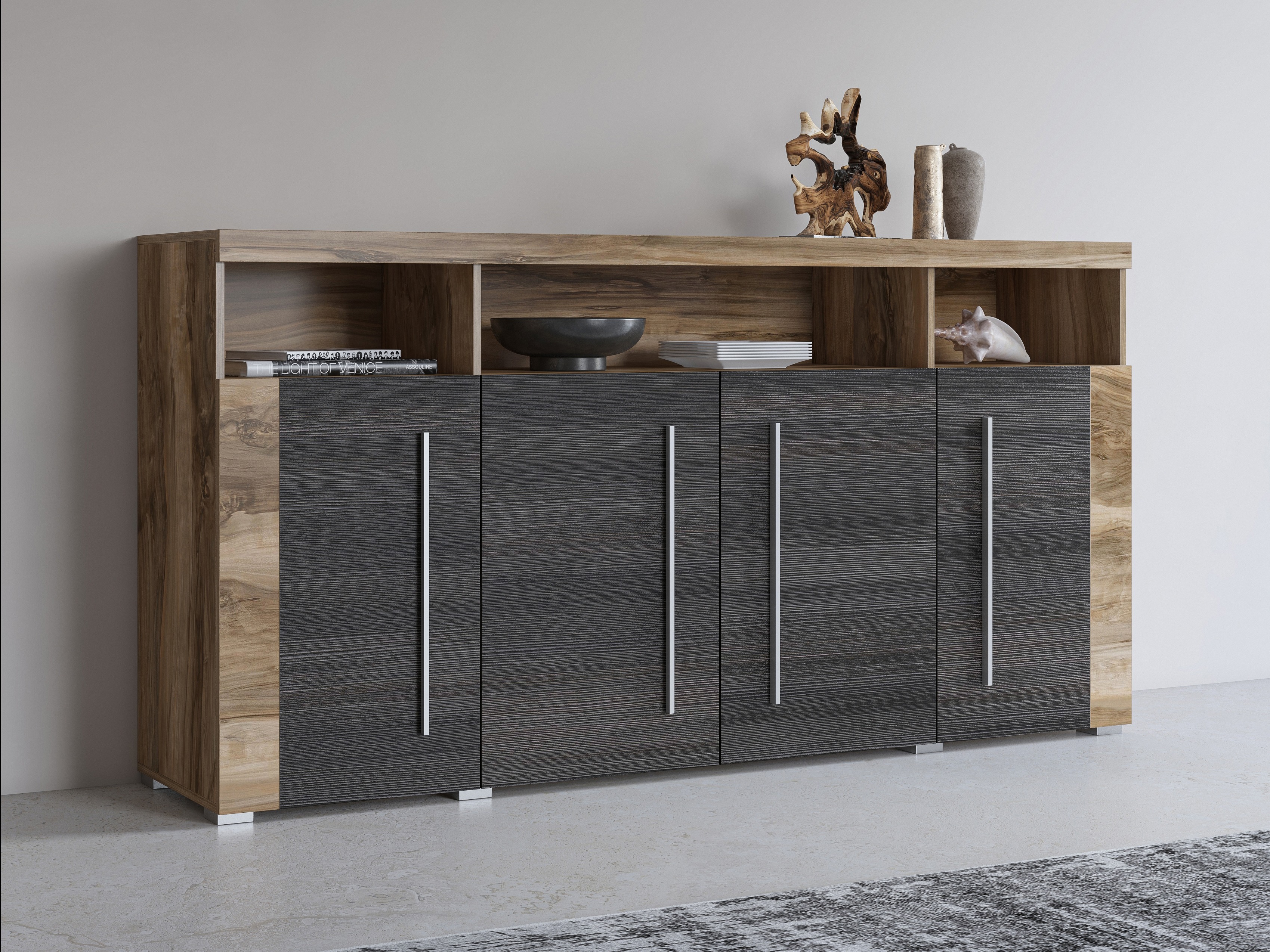 Spintelė Sorciro 107 (Riešutas + Tamsus ąžuolas)