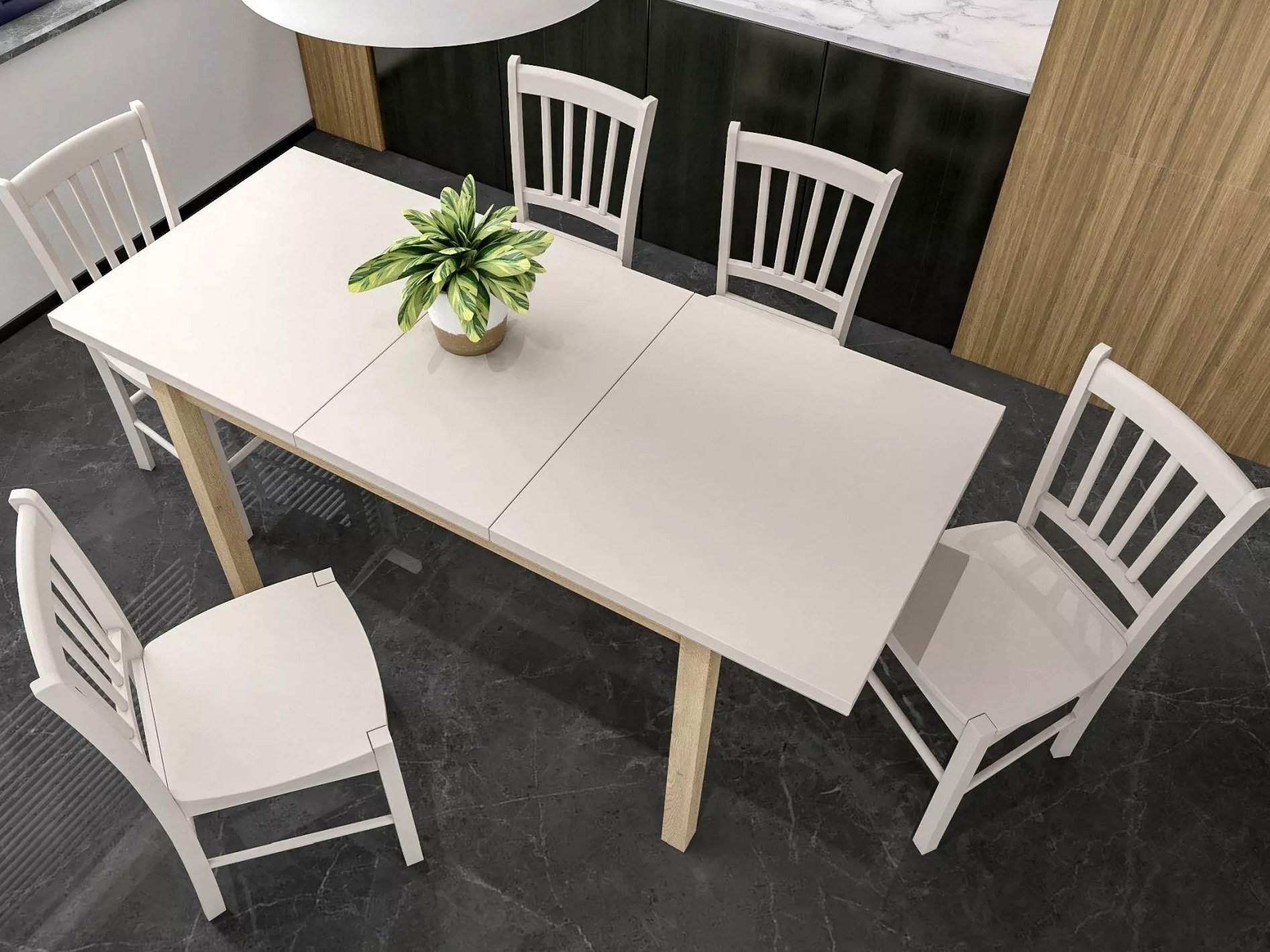 Stalas Detroit 781 (Kašmyras + Ąžuolas)