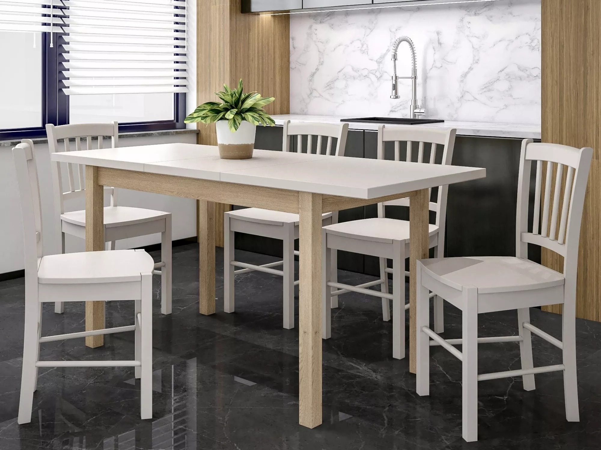 Stalas Detroit 782 (Kašmyras + Ąžuolas)