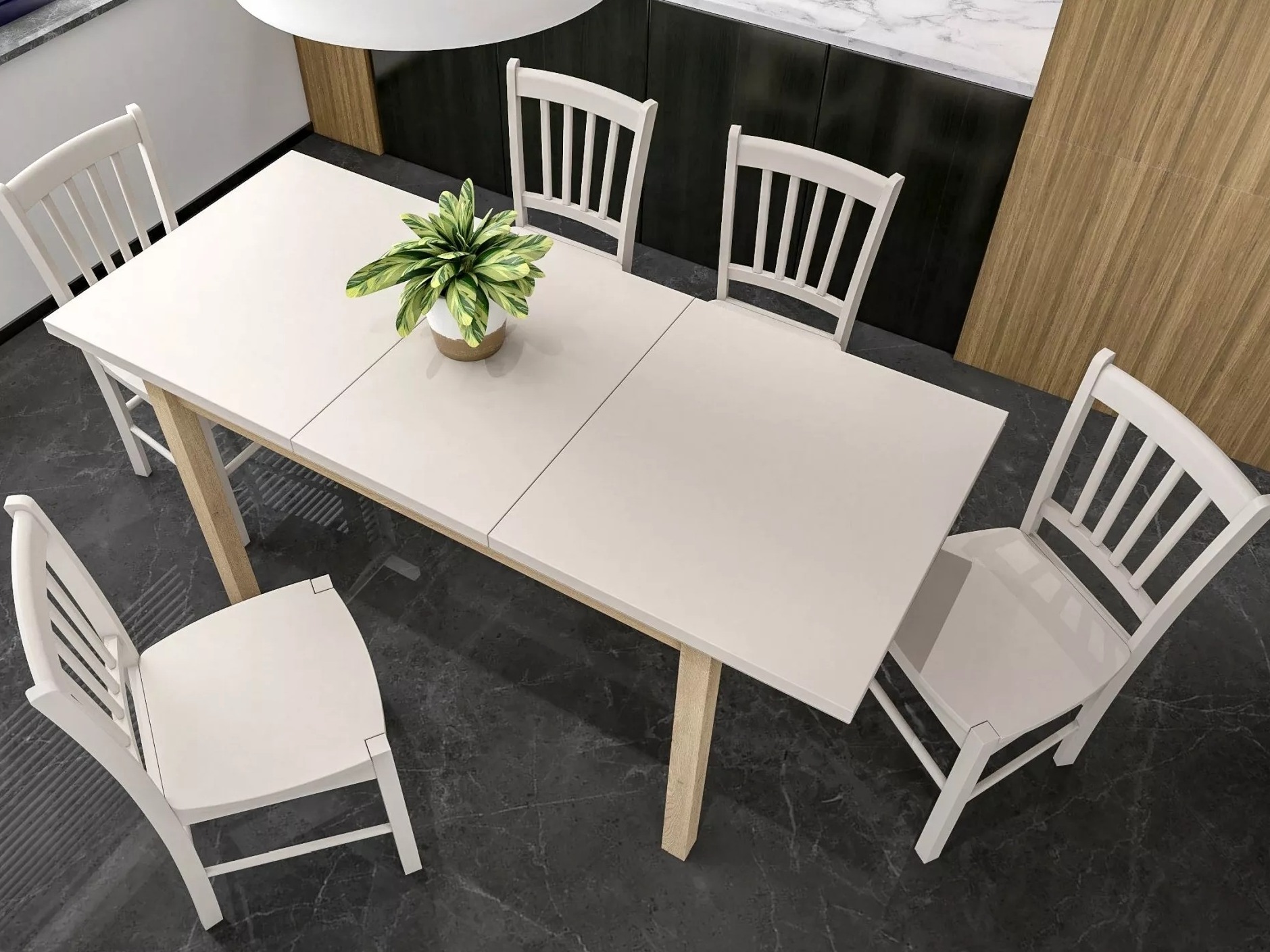 Stalas Detroit 782 (Kašmyras + Ąžuolas)