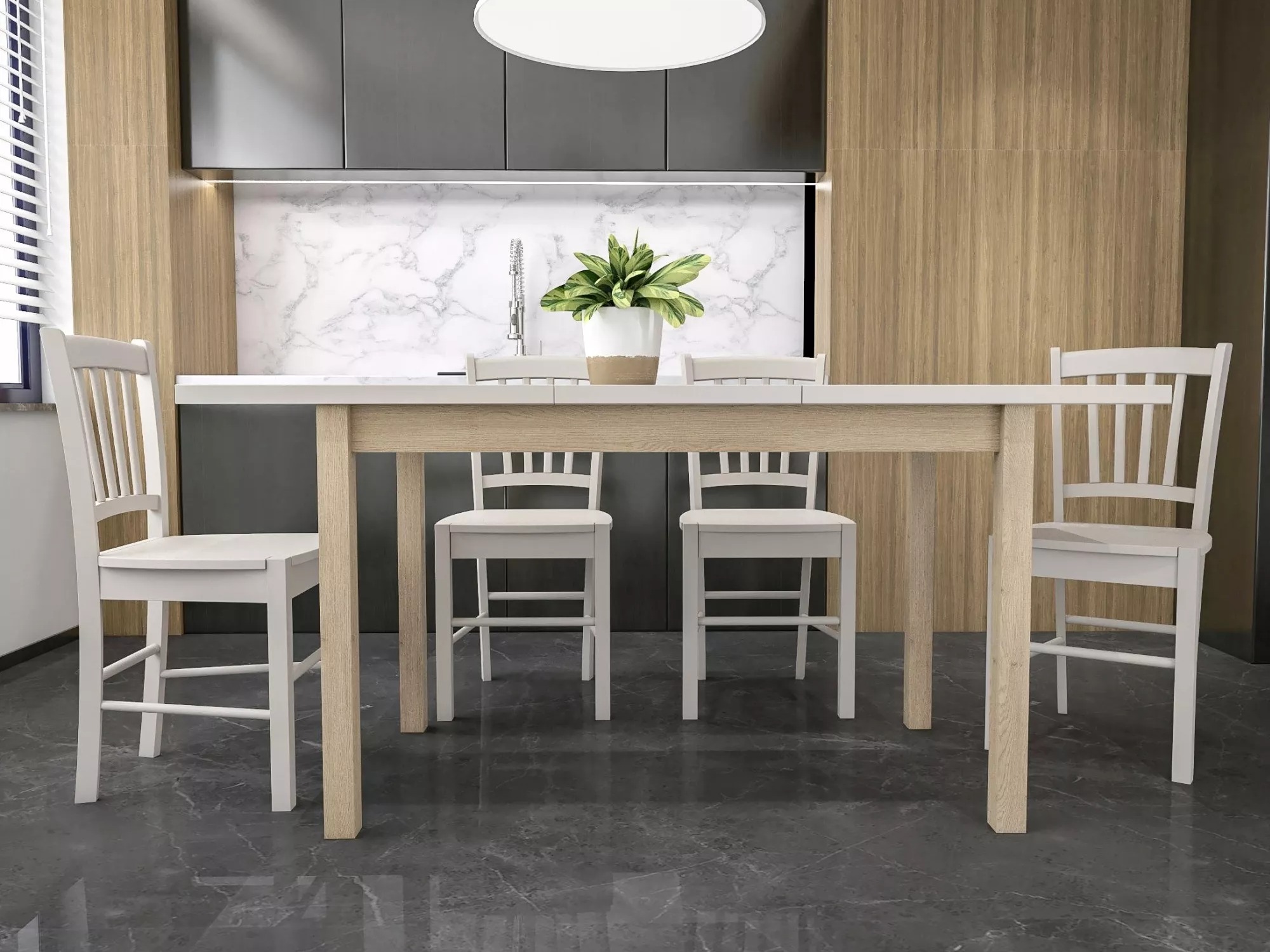 Stalas Detroit 782 (Kašmyras + Ąžuolas)